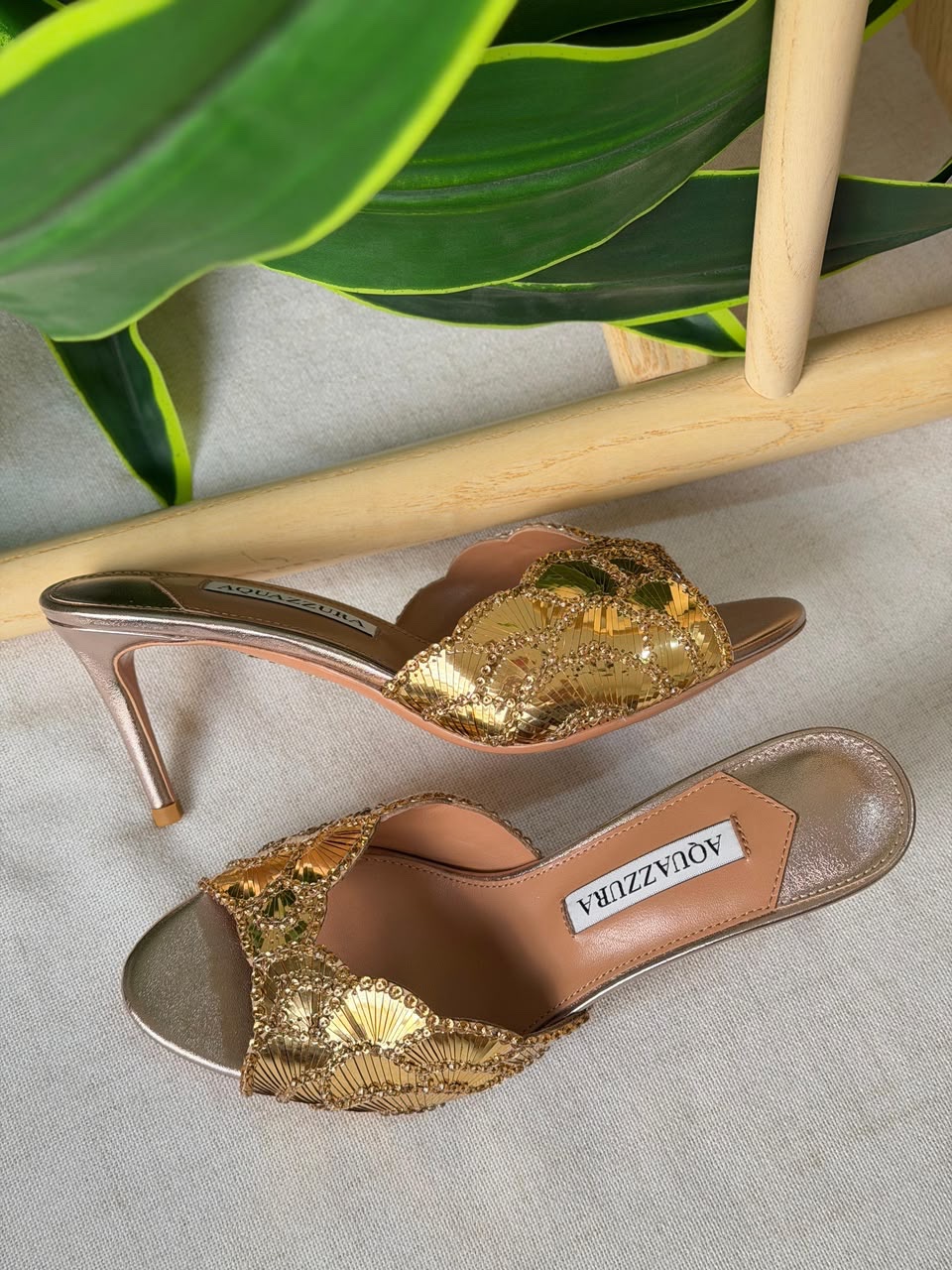 Aquazzura Ce Soir 75 mules - Image 11