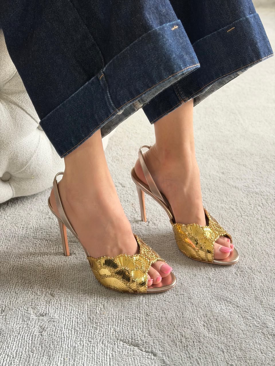 Aquazzura Ce Soir 75 mules - Image 4