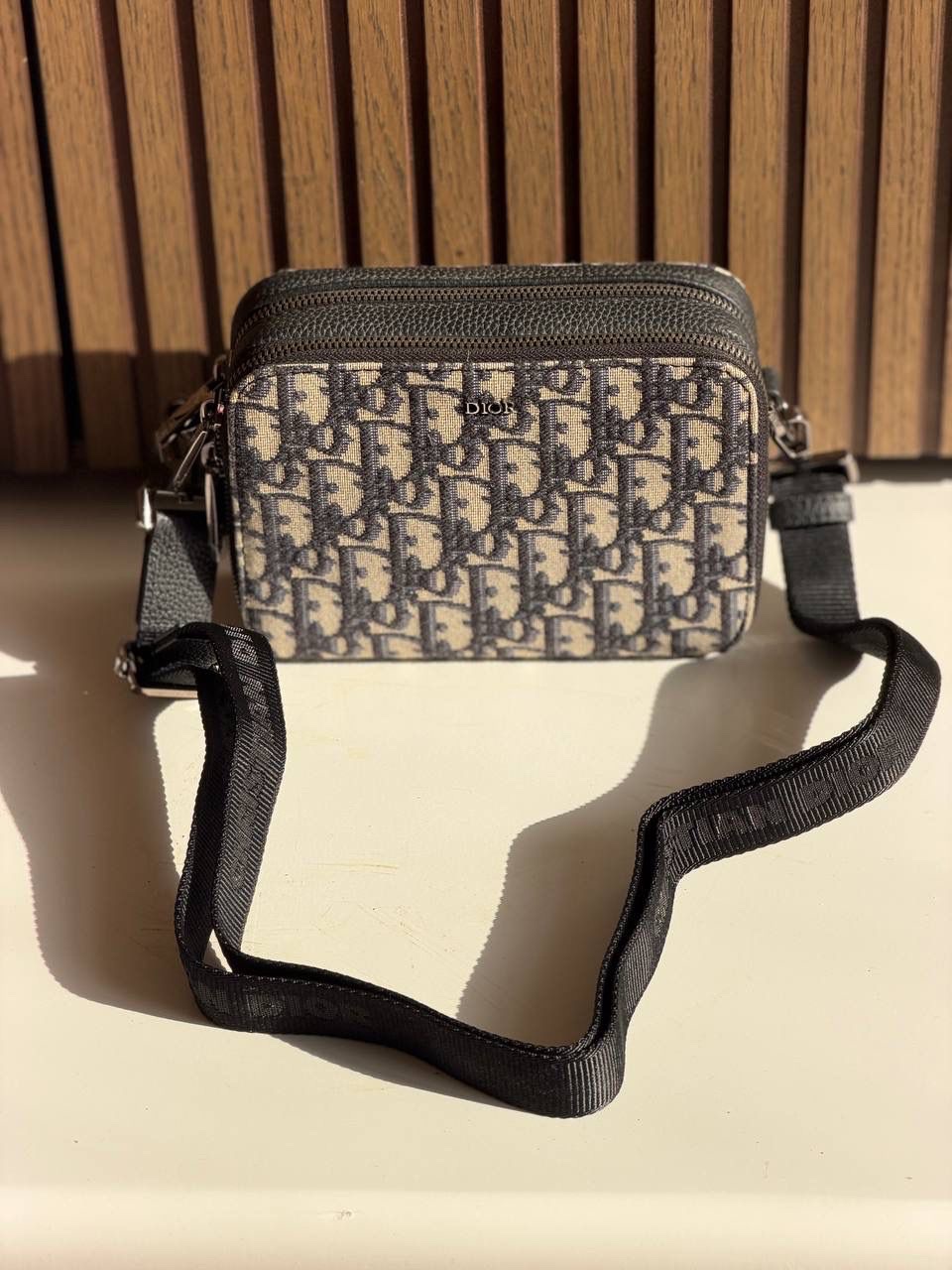 Dior Zipped Pouch with Strap - Image 4