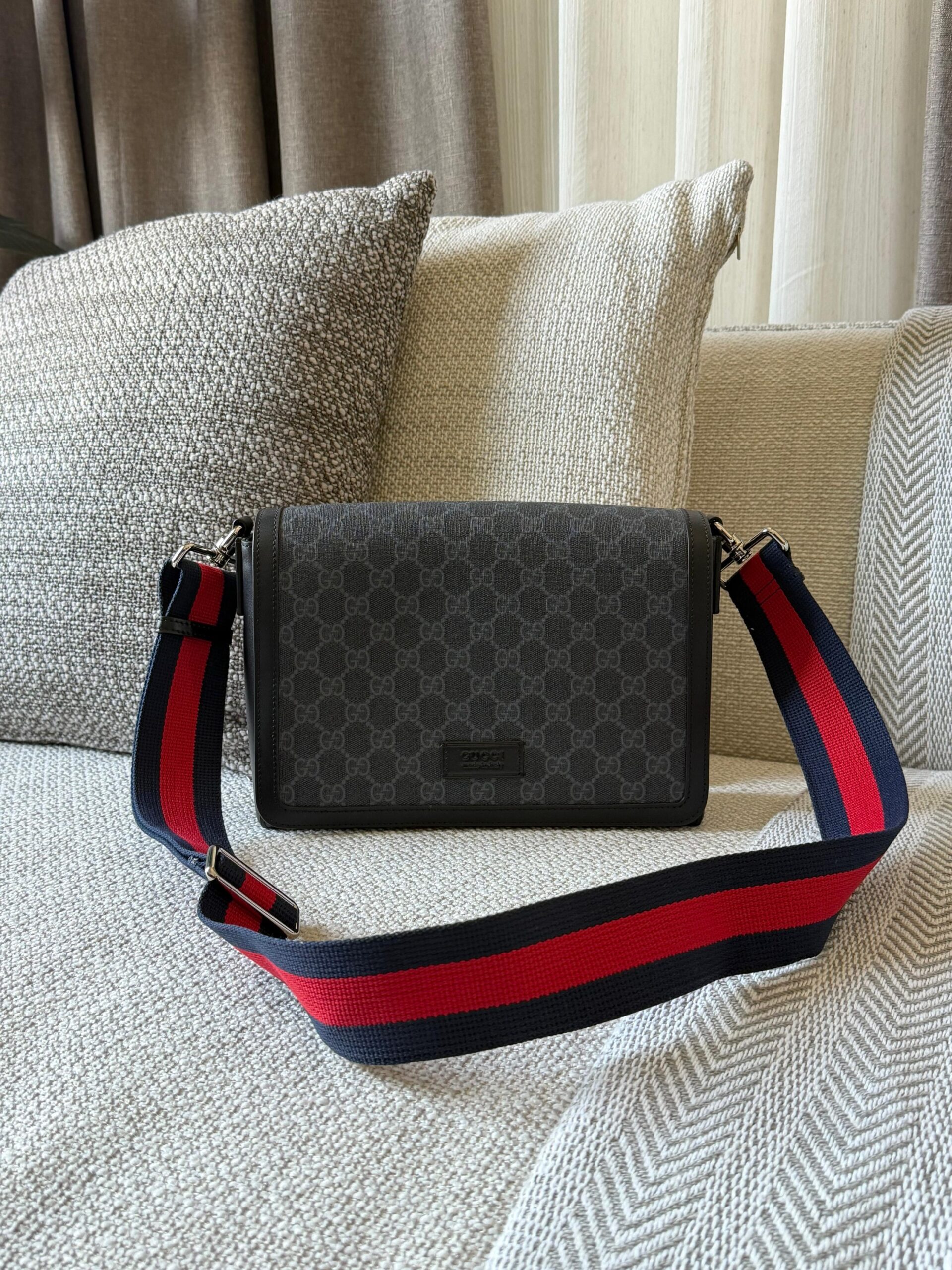 Gucci GG Black Medium Crossbody Bag