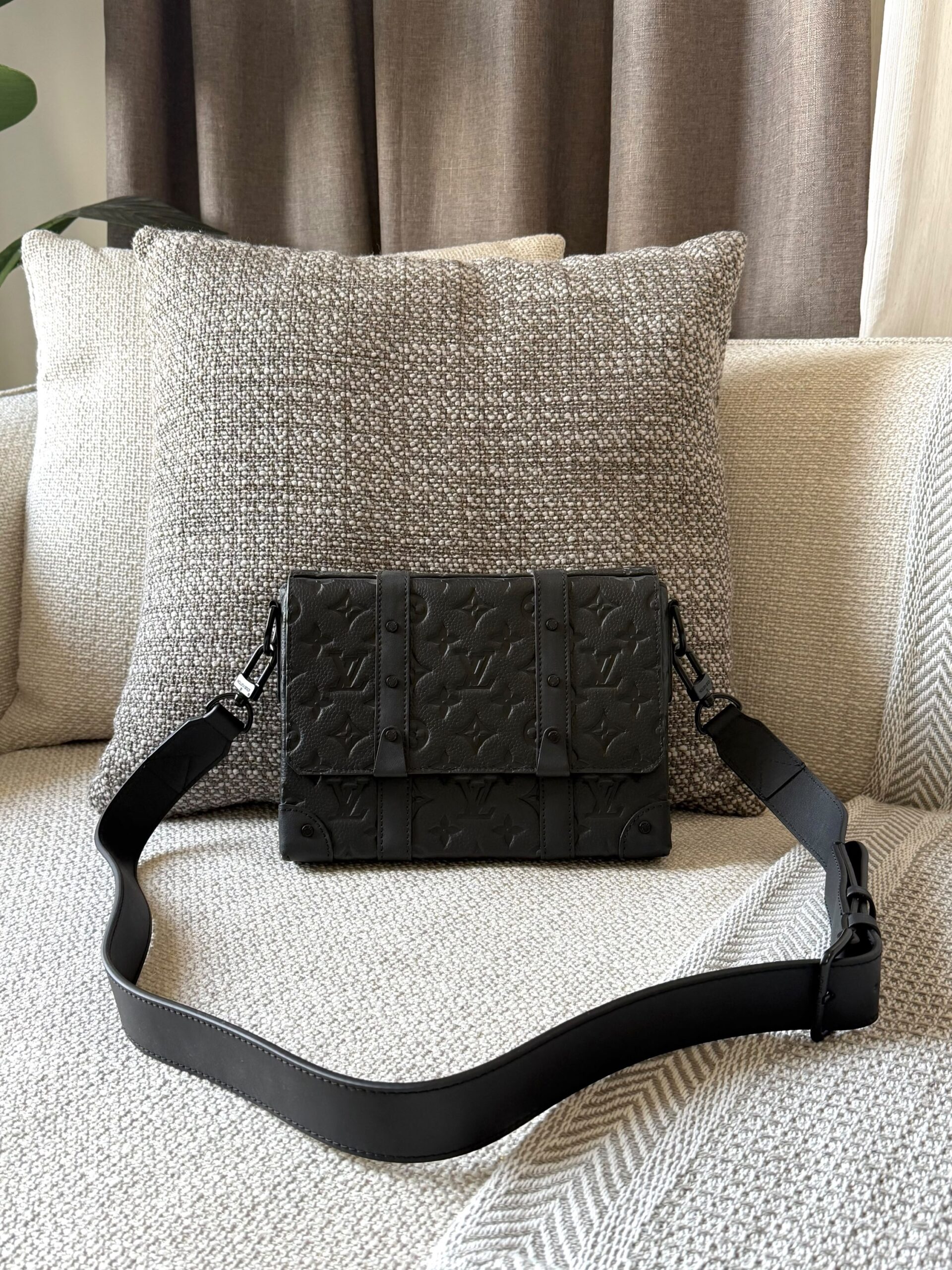 Louis Vuitton Monogram Eclipse Trunk Messenger - Image 4