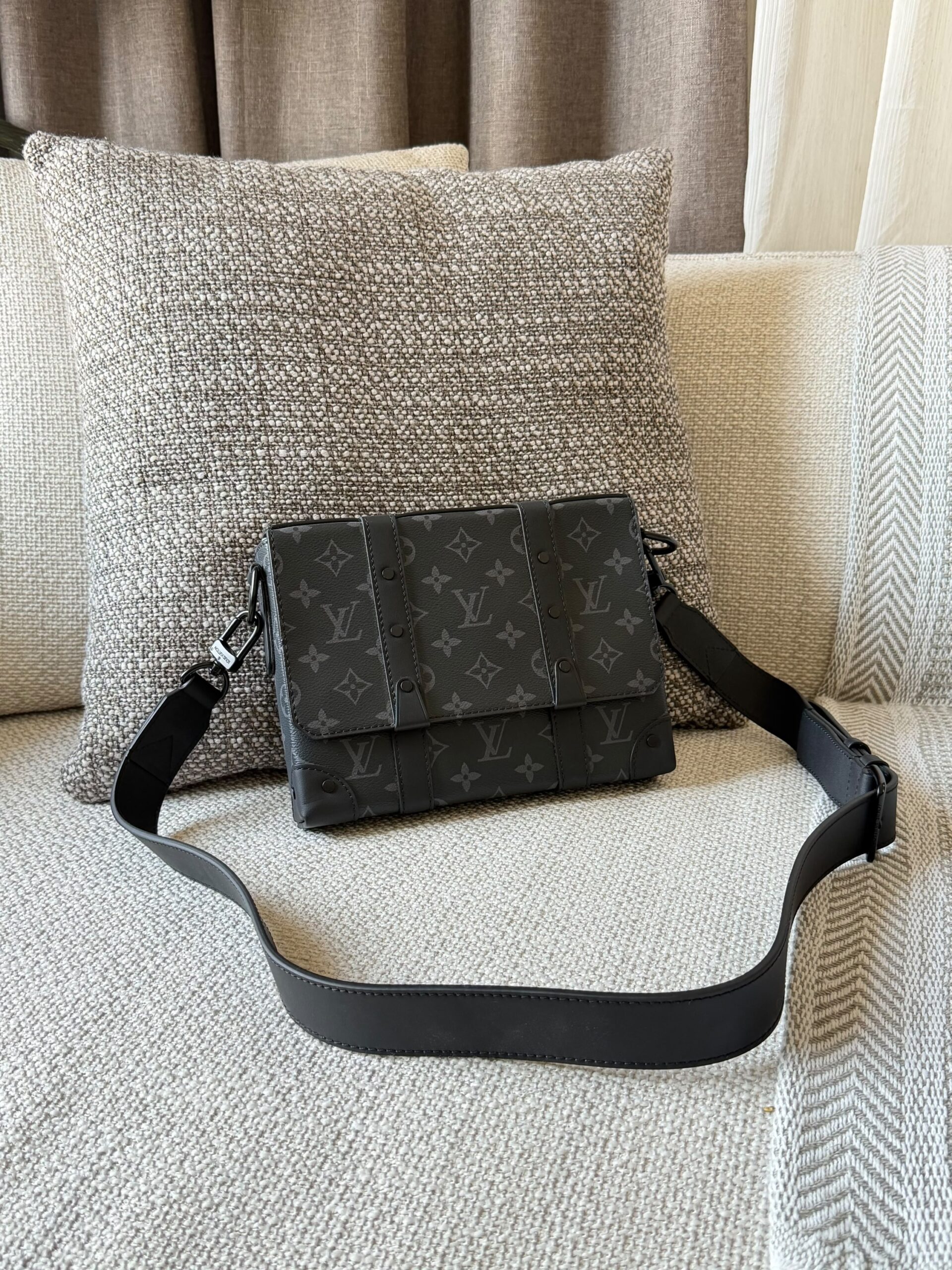 Louis Vuitton Monogram Eclipse Trunk Messenger