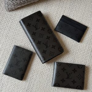 Louis Vuitton items are crafted from Monogram Eclipse Canvas