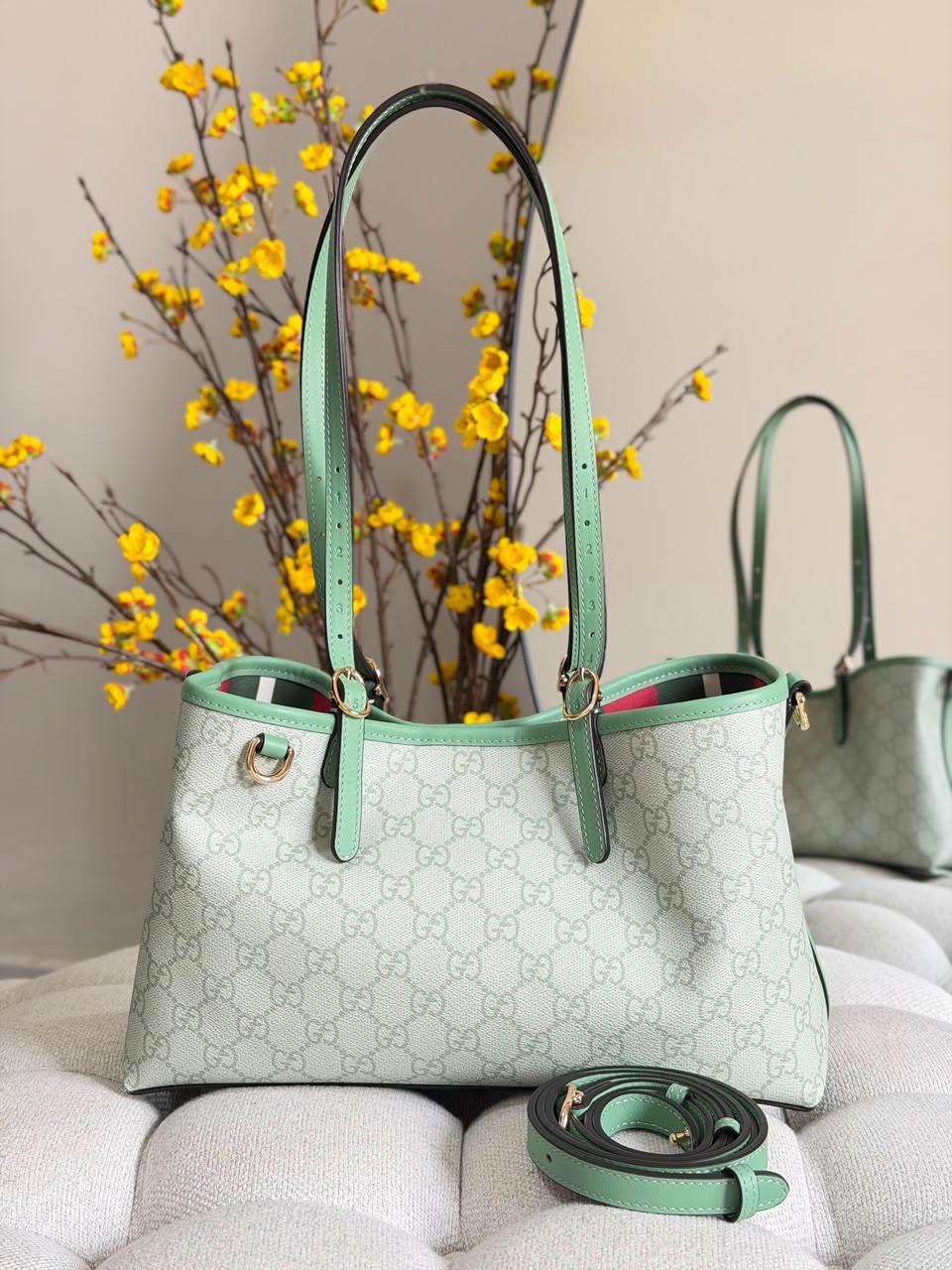 Gucci GG Emblem Small Tote Bag