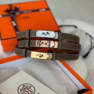 Hermès Kelly 18 Belts Epsom Leather With Varied Hardware Finishes
