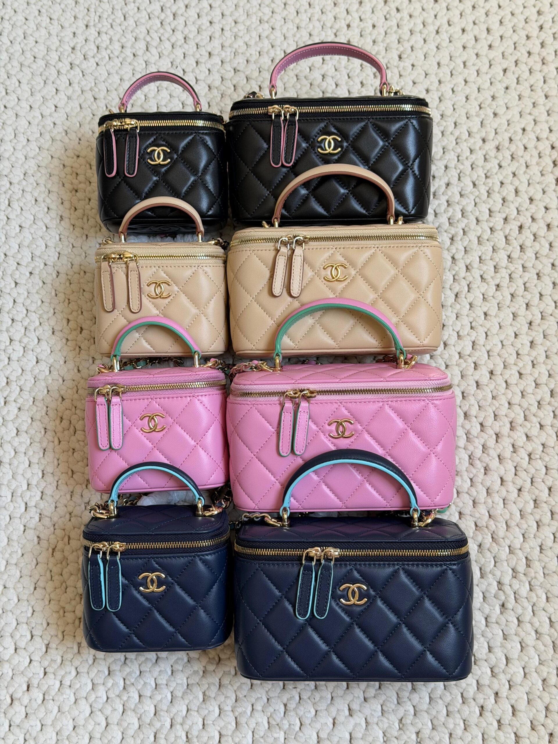 Chanel Lambskin Vanity Cases 10_16Cm - Image 5