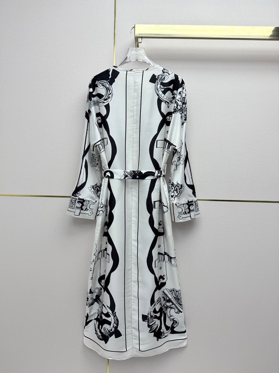 Hermès Shirt Dress 100% Silk