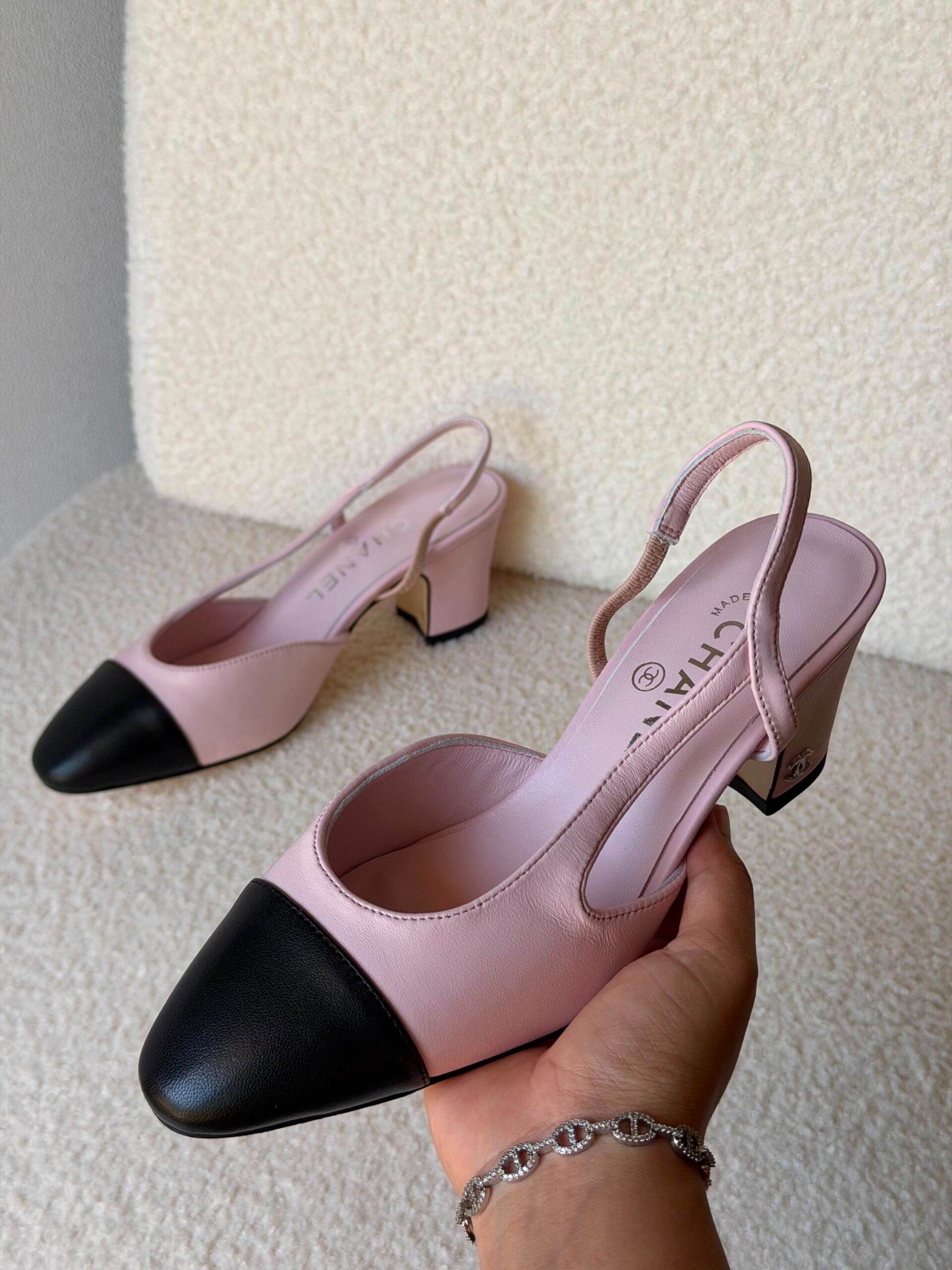Chanel Lambskin Slingbacks - Image 7
