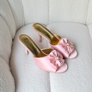 Chanel Satin High Heel Sandals