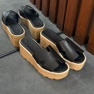 Hermès Eze 30 Sandals Heritage Calfskin Leather