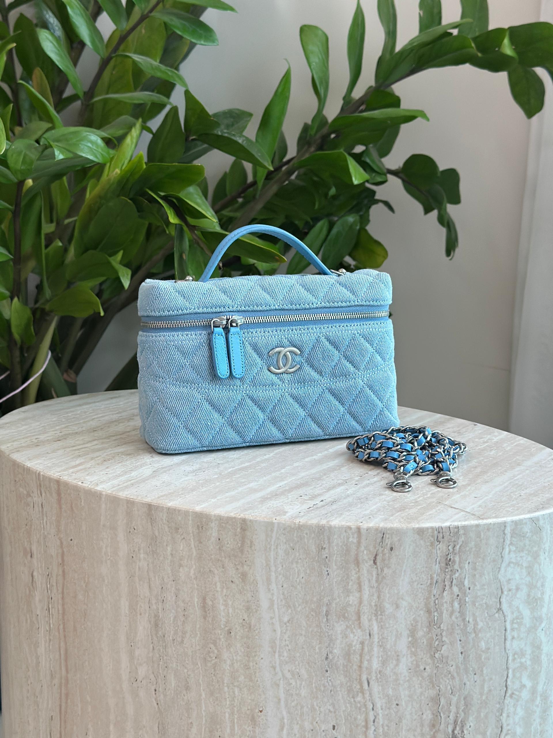 chanel Denim Vanity Case - Image 4