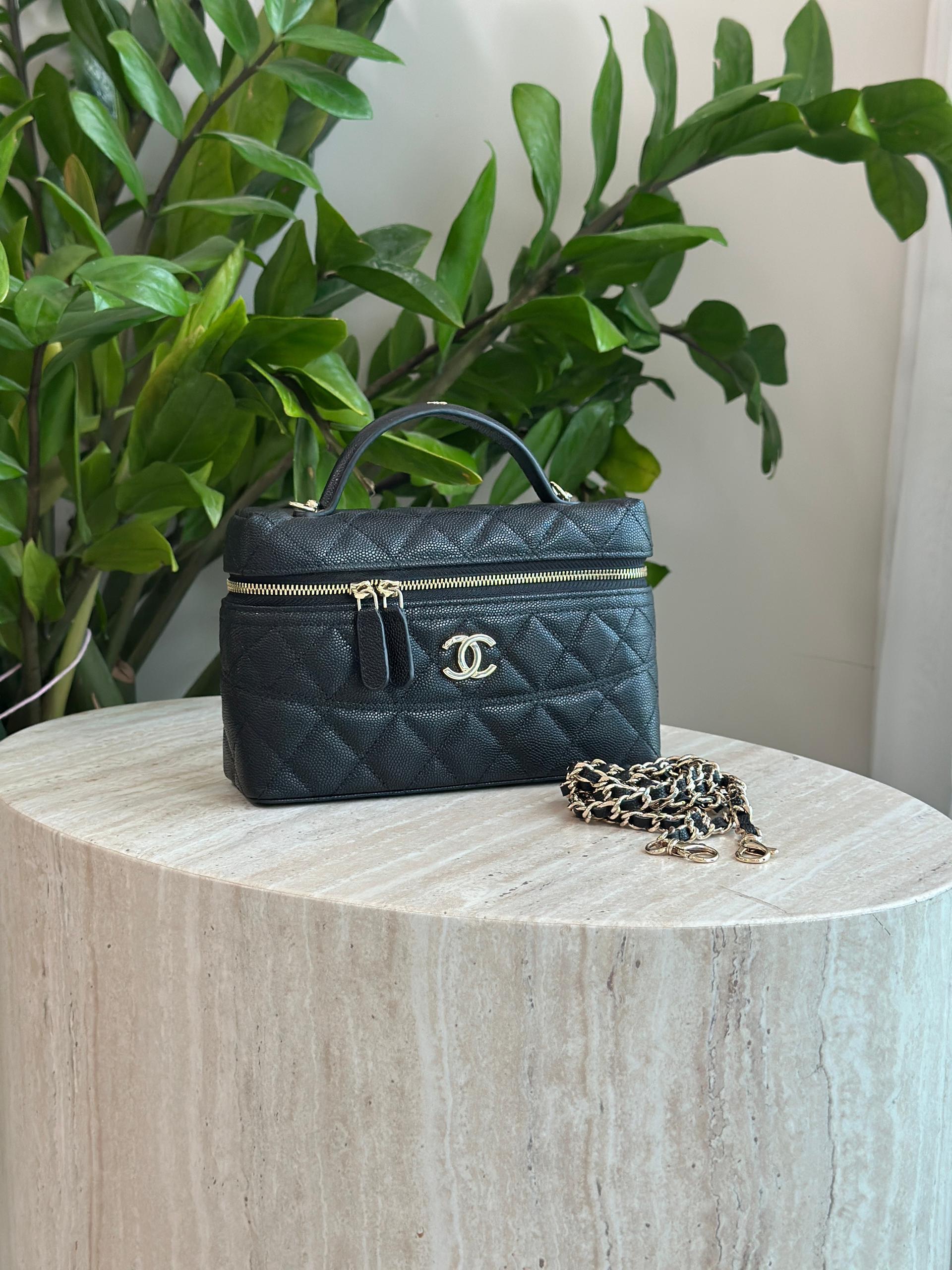 chanel Denim Vanity Case