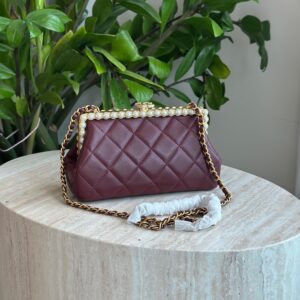 Burgundy Chanel Handbag