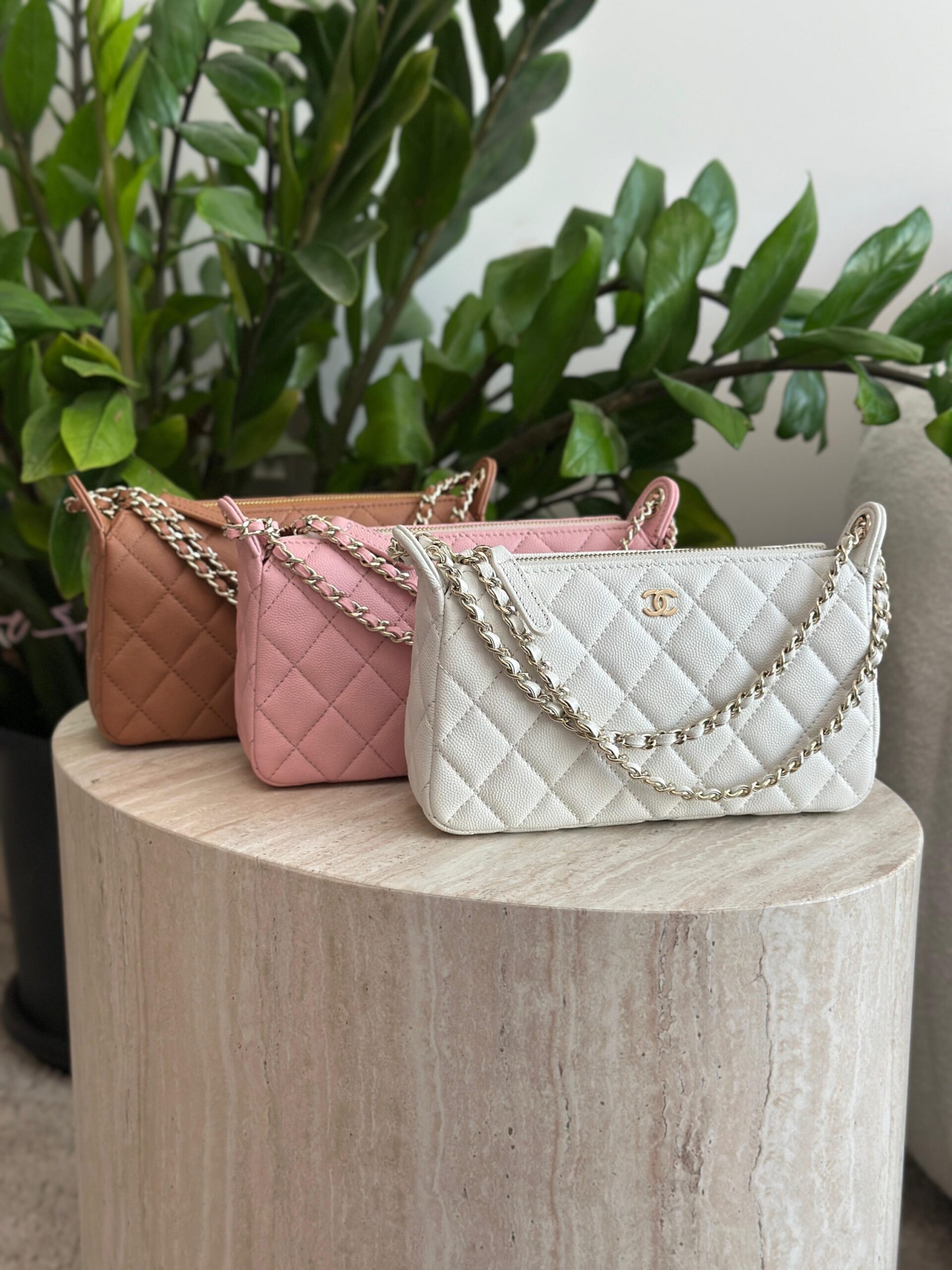 Chanel Quilted Caviar Clutch - Image 6