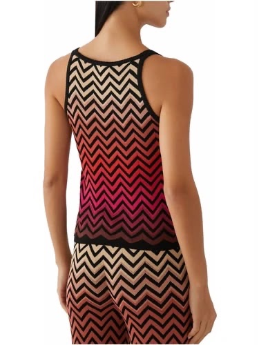 Isabelle Yellow Zigzag Knit Matching Set - Image 5