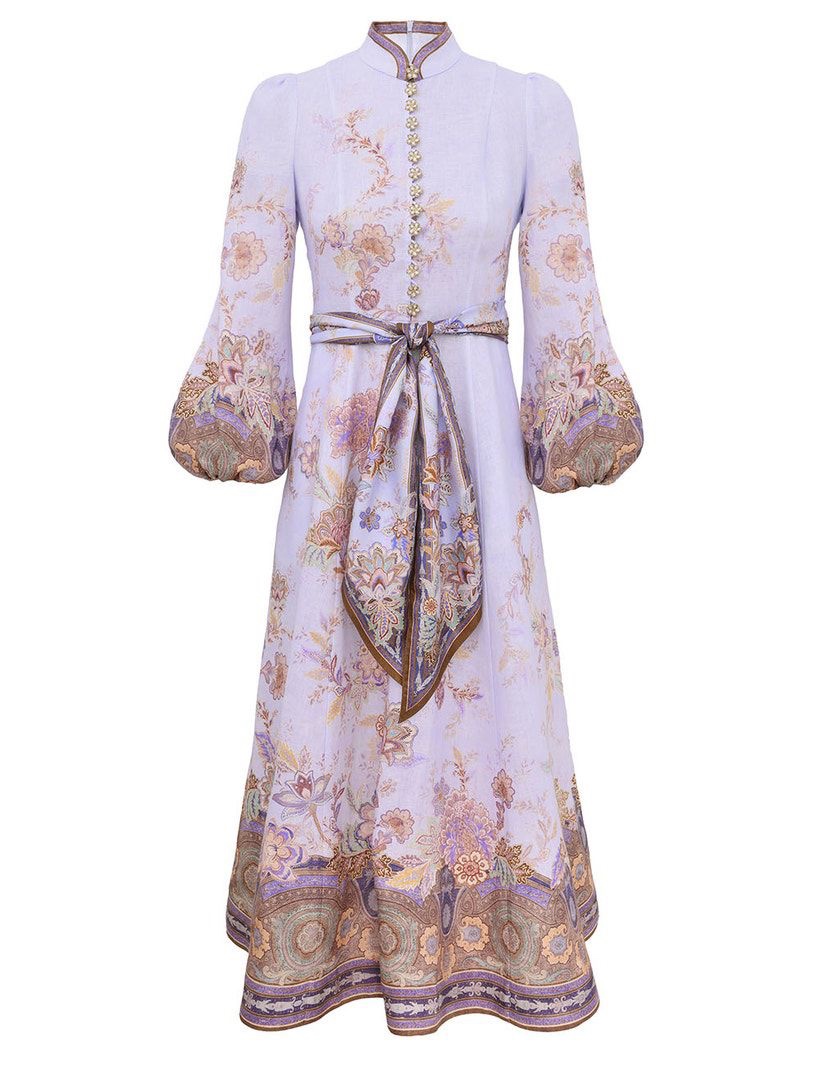 Zimmermann Luna Button Midi Dress - Image 4