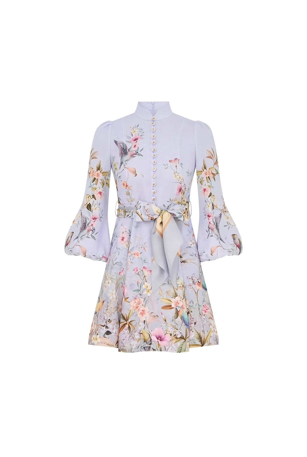 ZIMMERMANN Rebellion Button Mini Dress