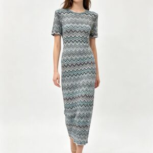 Jessica Bara Zeva Short Sleeve Maxi Dress