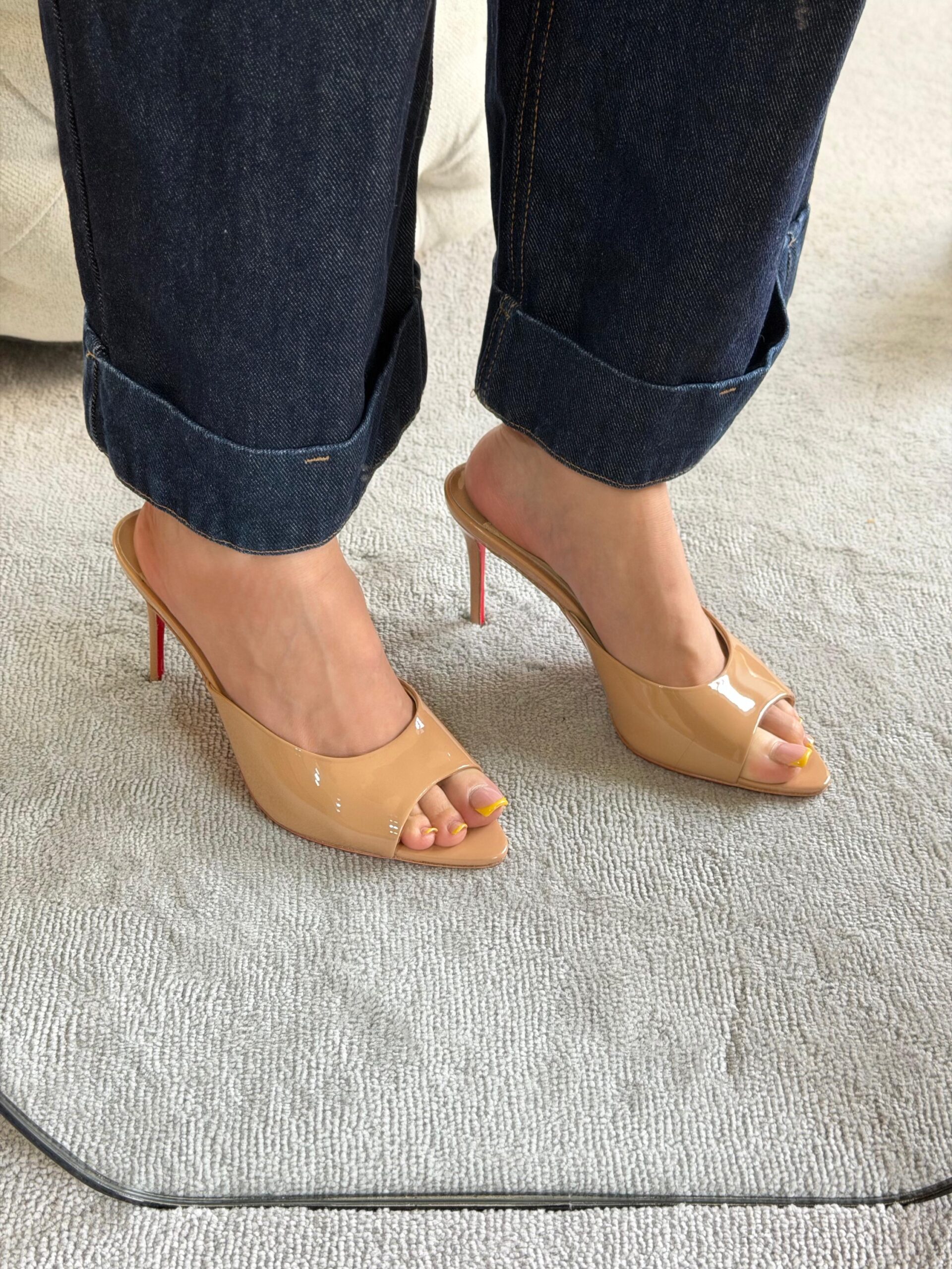 Christian Louboutin Me Dolly 100 Mule Sandals - Image 7
