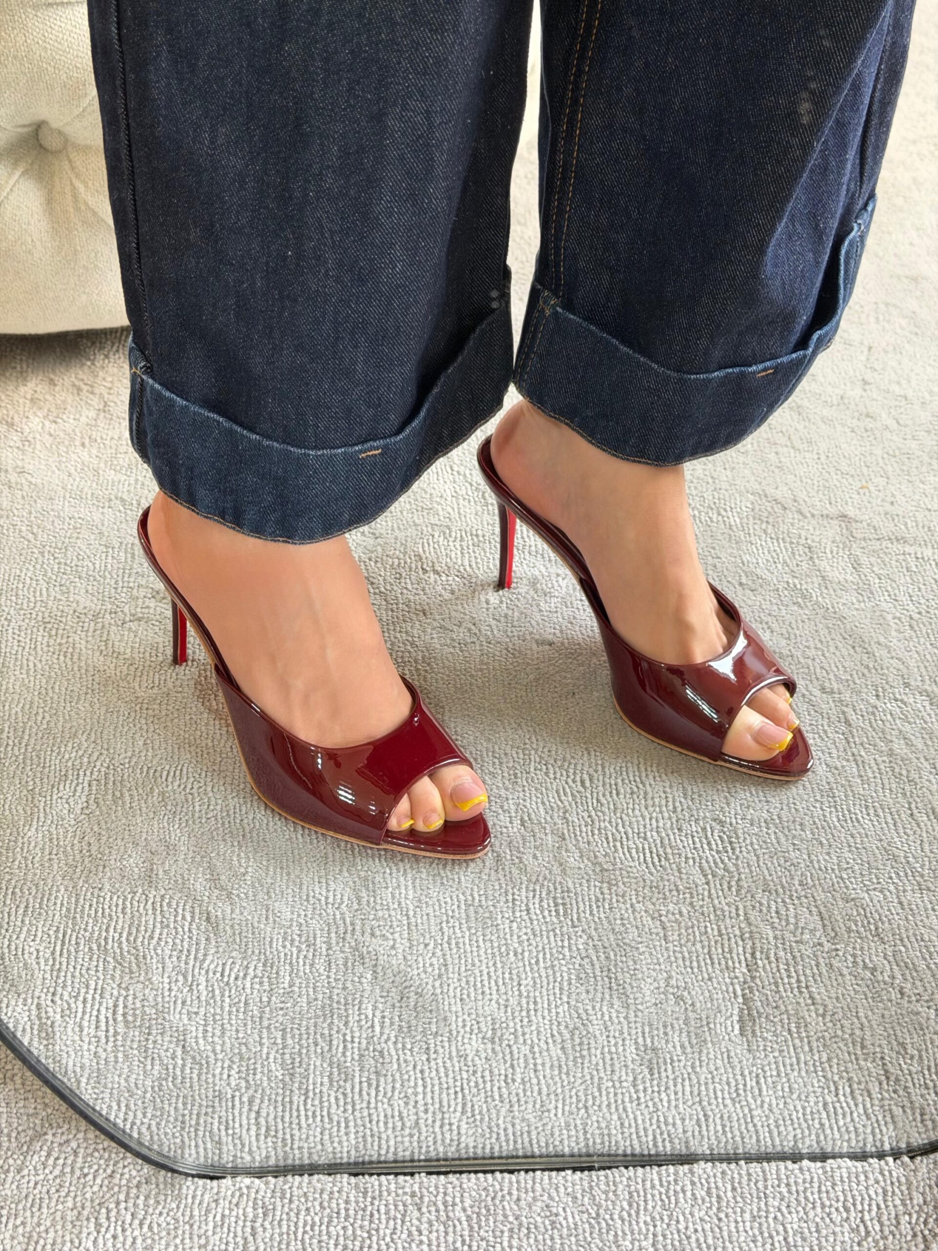 Christian Louboutin Me Dolly 100 Mule Sandals - Image 5