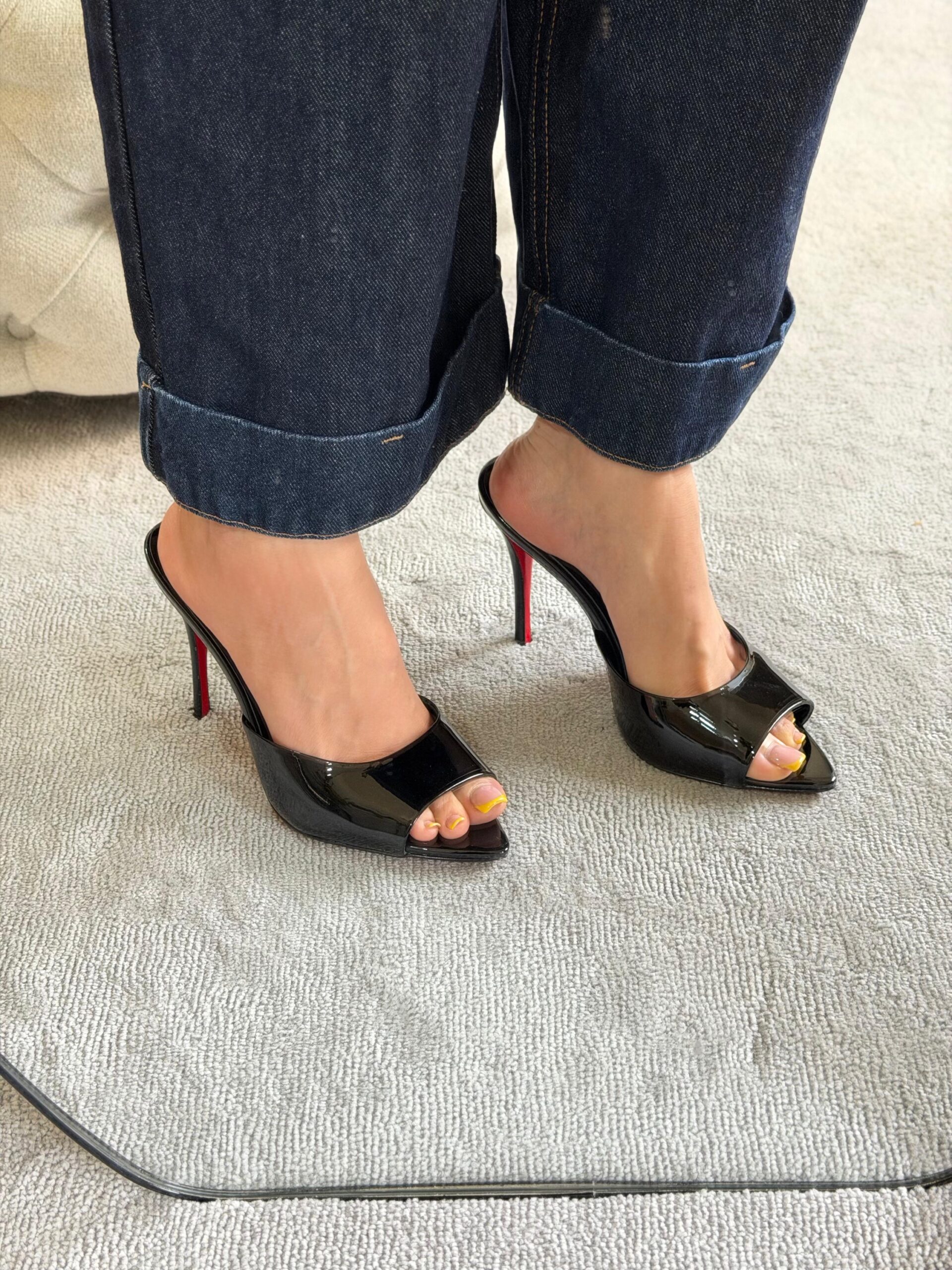 Christian Louboutin Me Dolly 100 Mule Sandals - Image 3