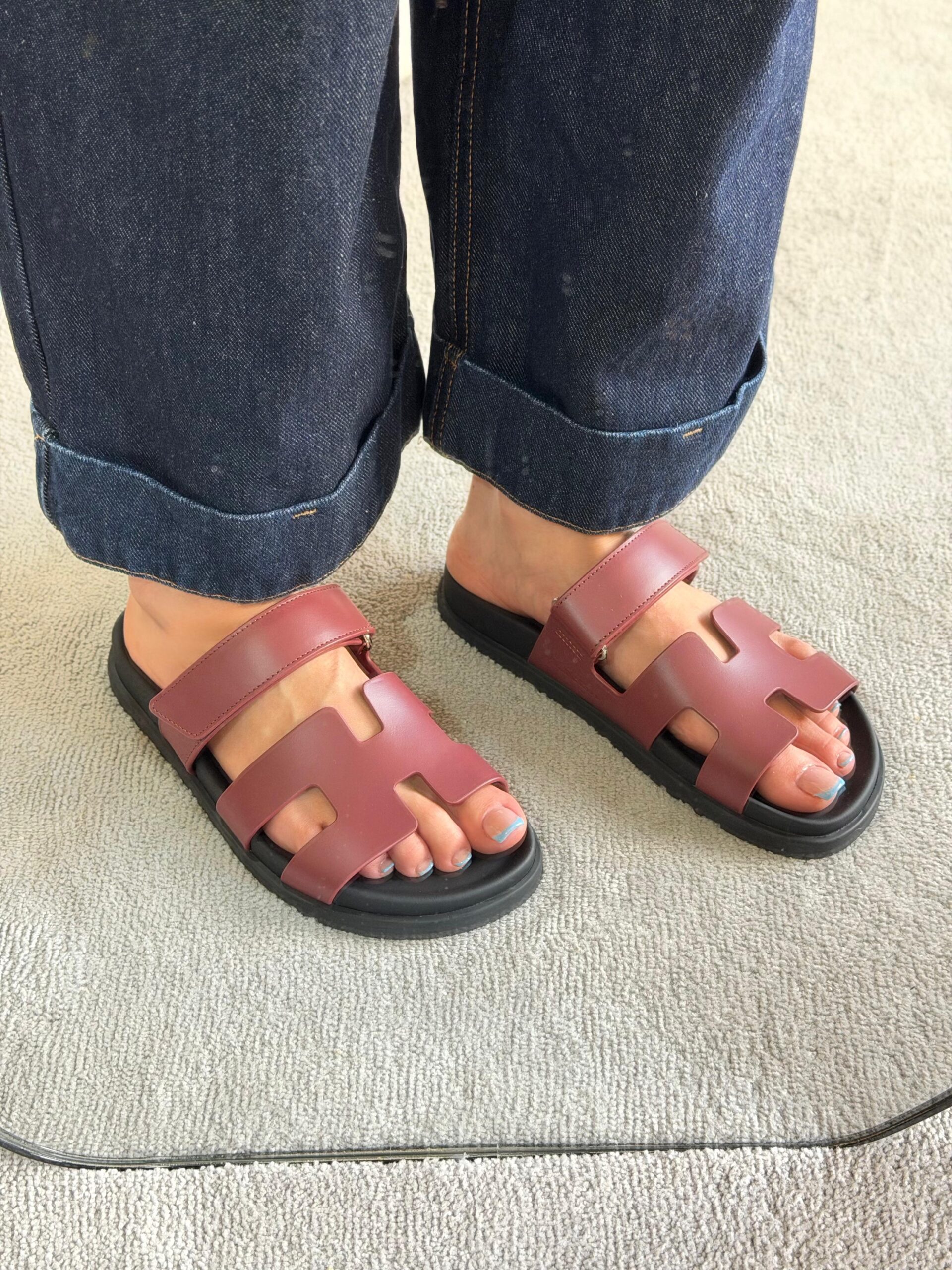 Hermès Chypre Sandals - Image 3