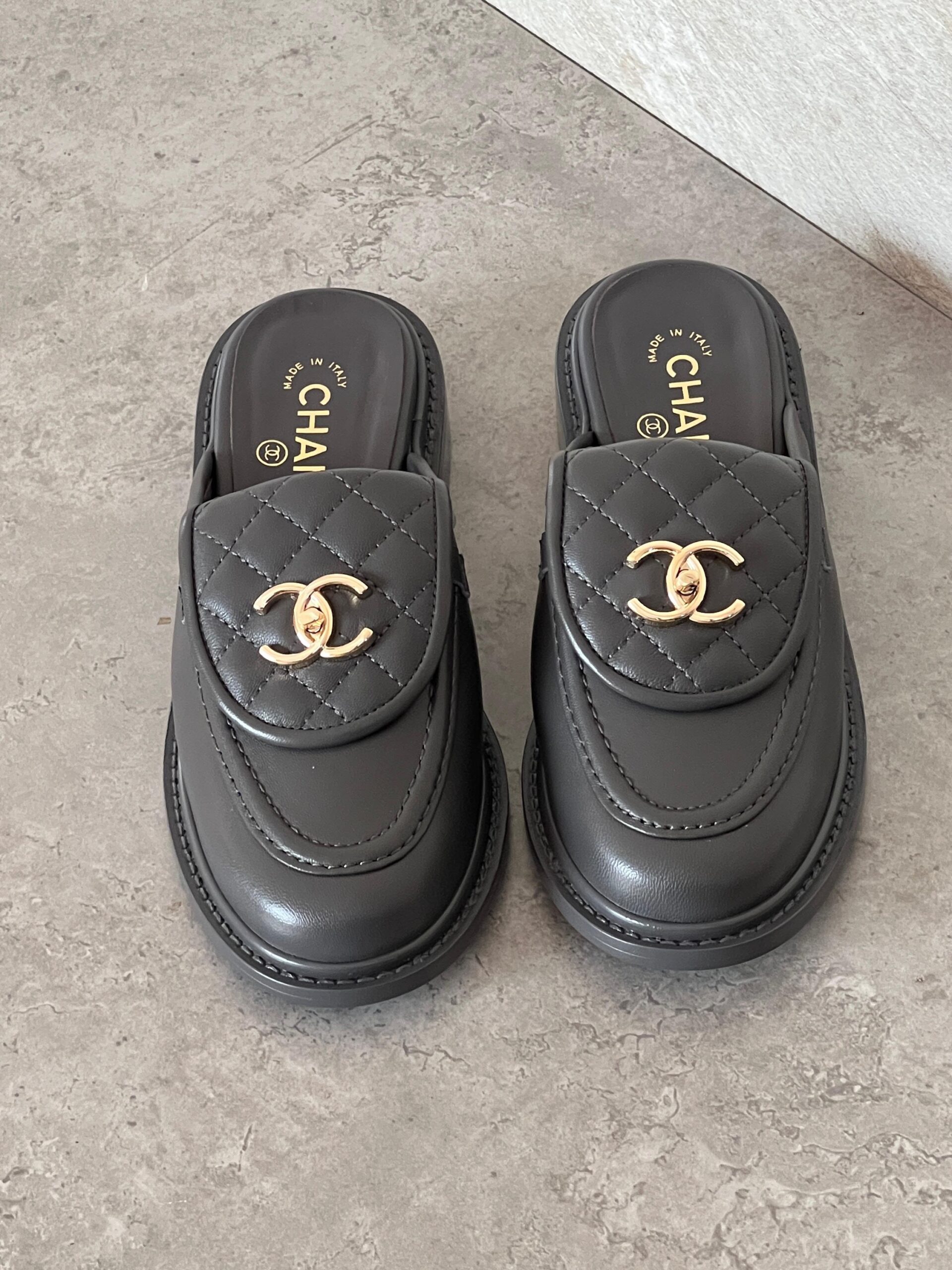 Chanel Quilted CC Turnlock Mules - Image 5