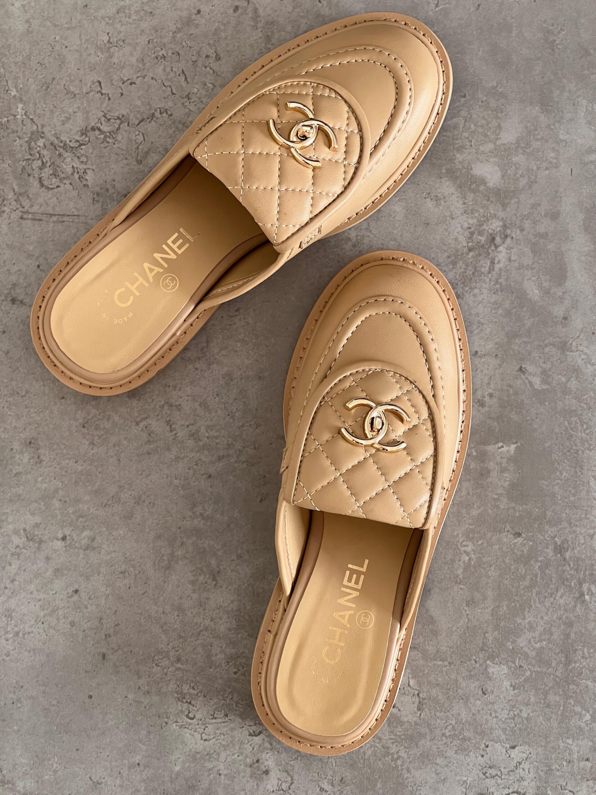Chanel Quilted CC Turnlock Mules - Image 8