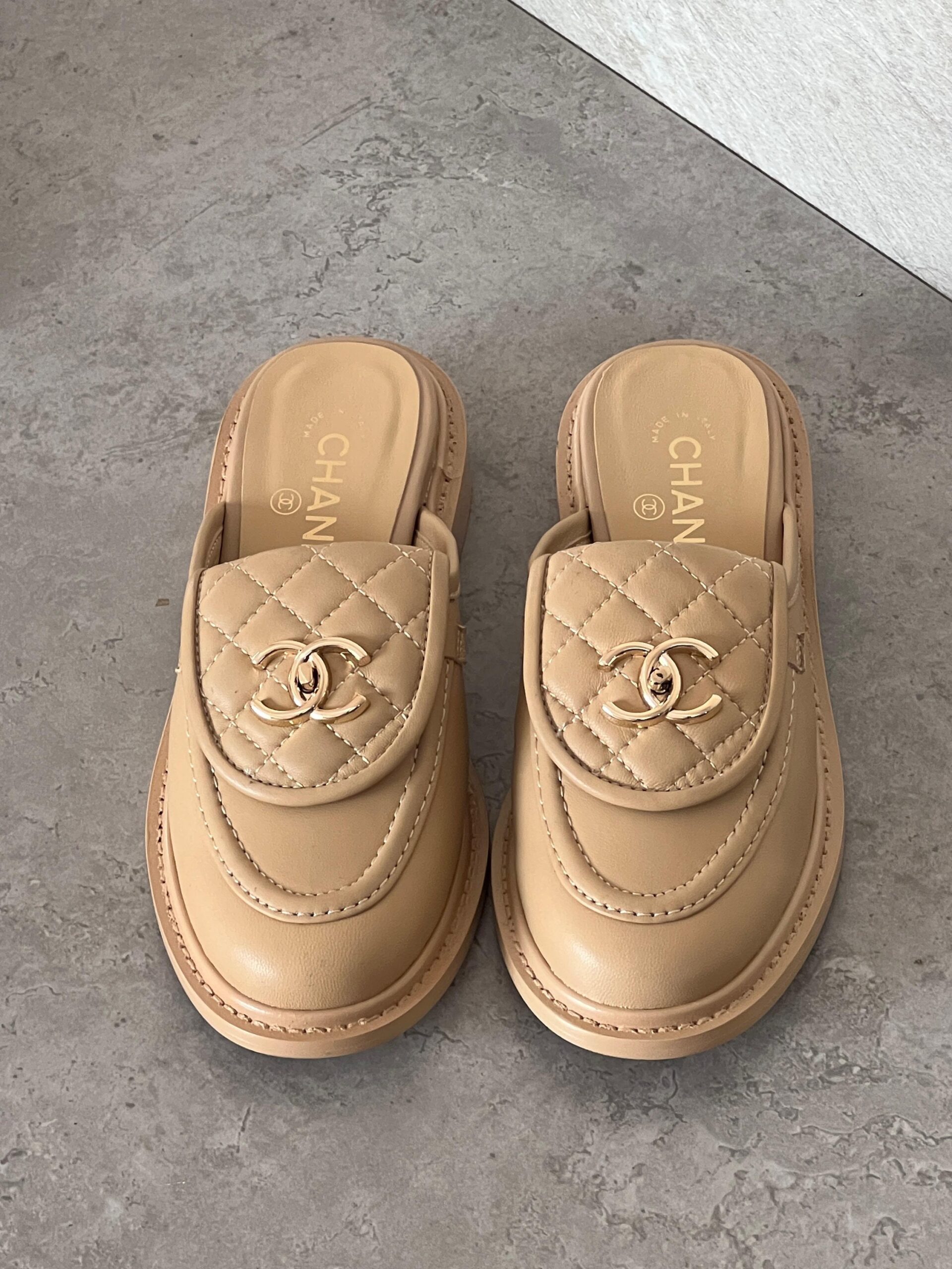 Chanel Quilted CC Turnlock Mules - Image 7