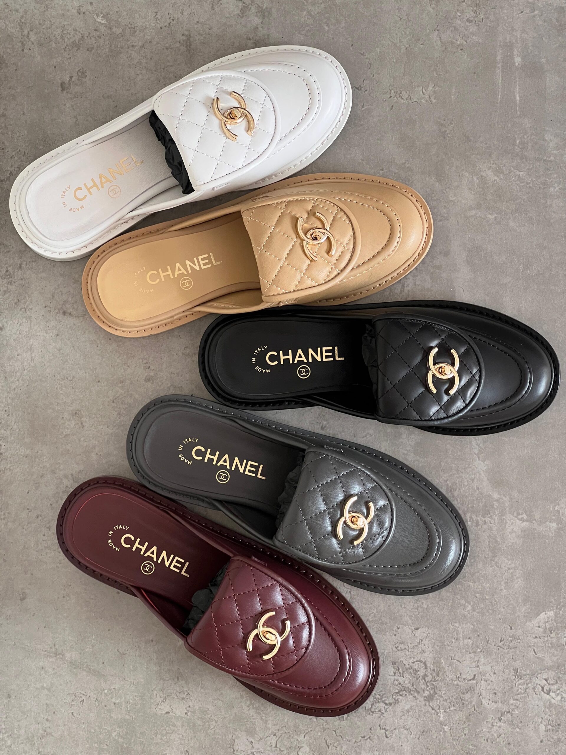 Chanel Quilted CC Turnlock Mules - Image 11