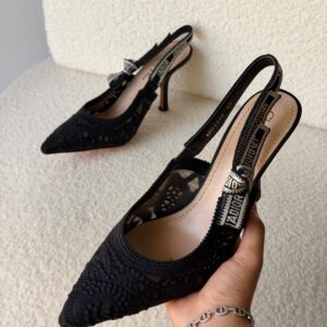 Christian Dior Lace Singback Pumps