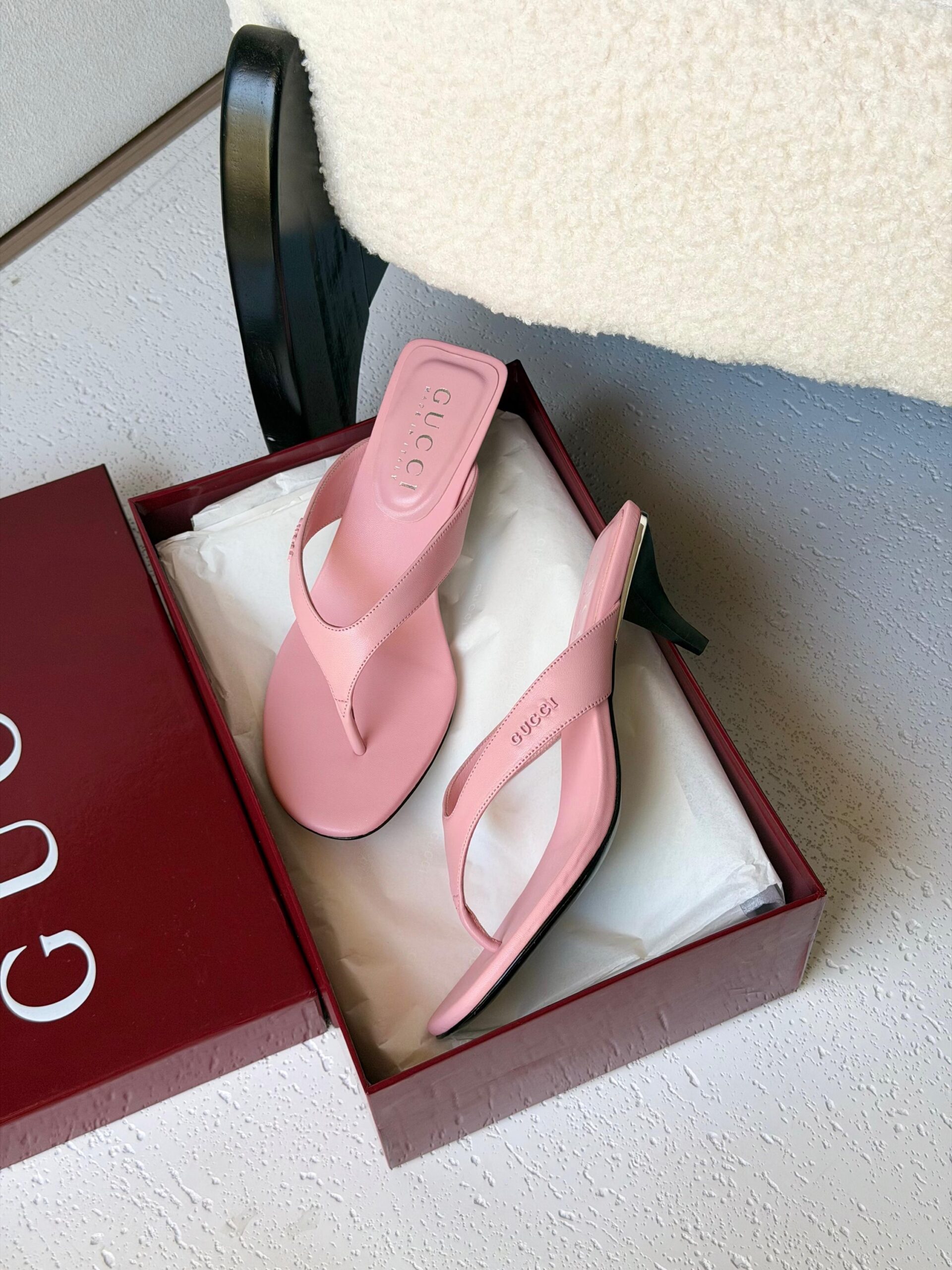 Gucci Vittoria Thong Sandals - Image 4