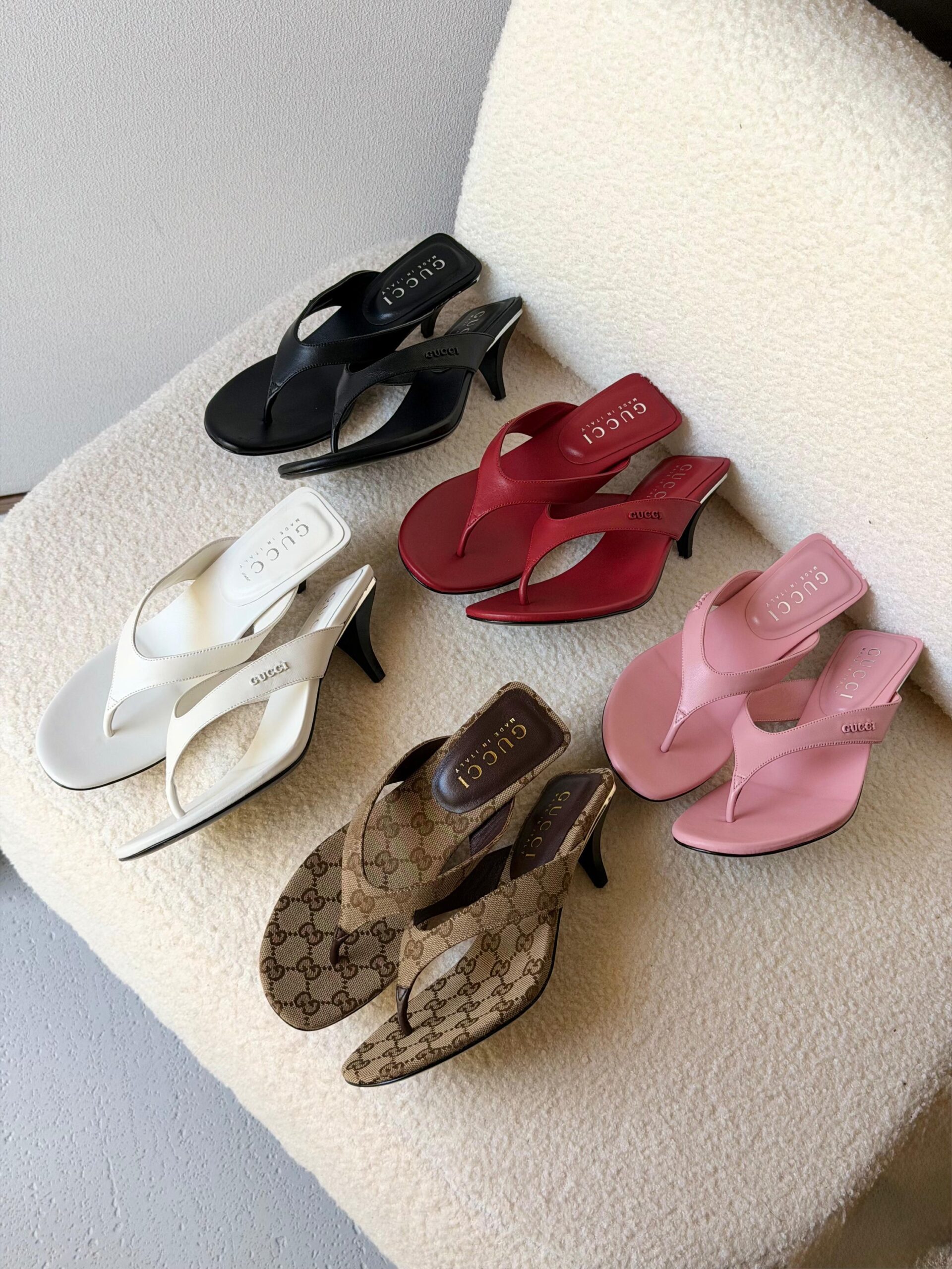 Gucci Vittoria Thong Sandals - Image 12