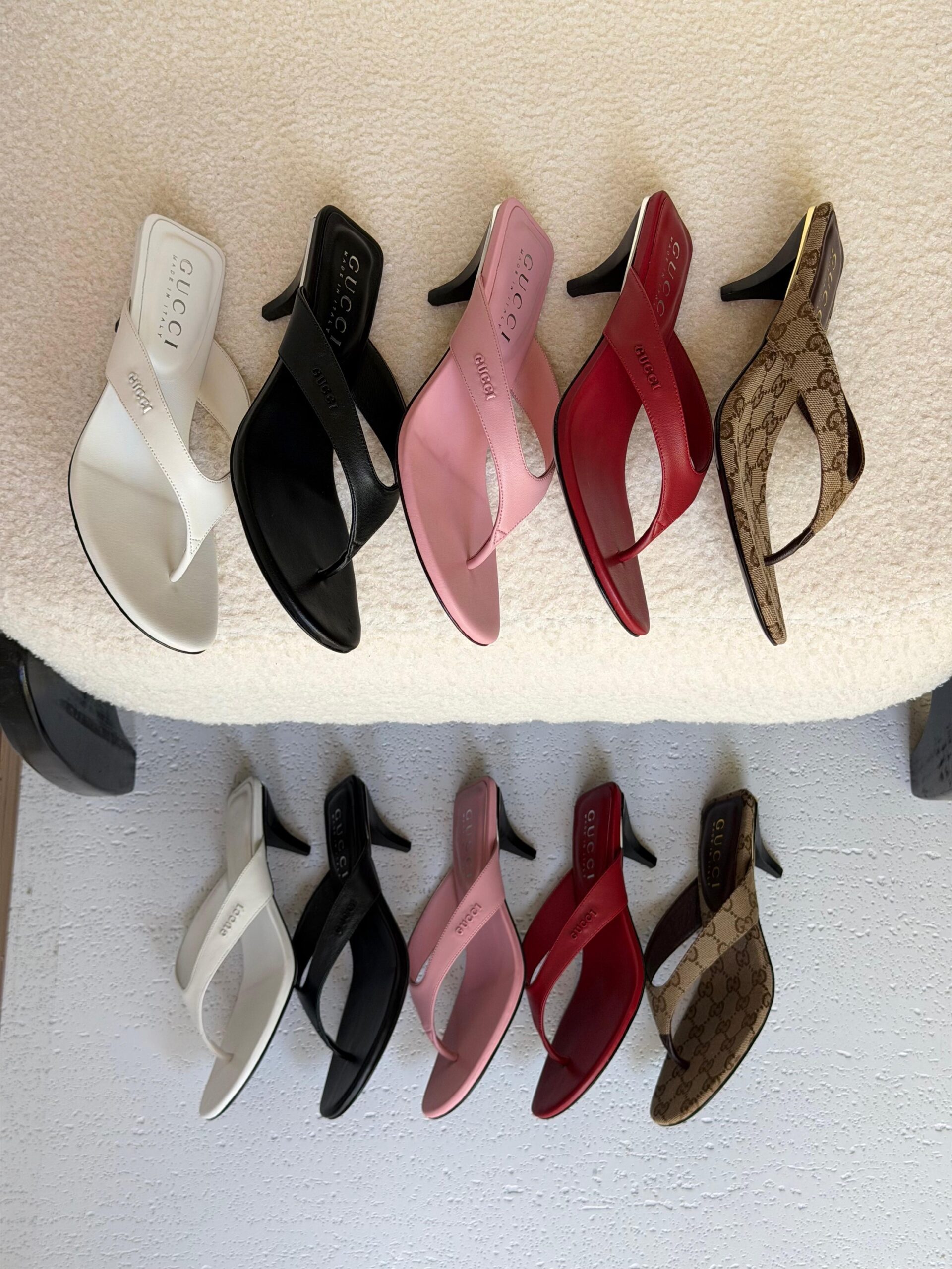 Gucci Vittoria Thong Sandals - Image 11