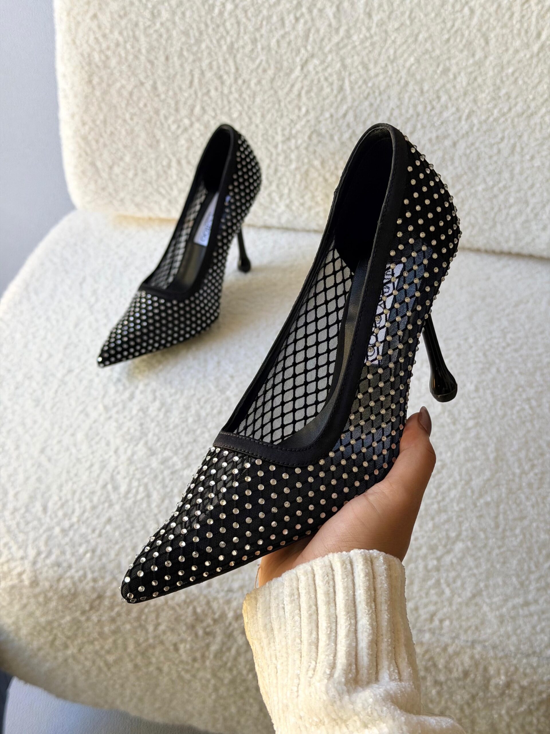 Jimmy Choo Lxia Satin Pumps