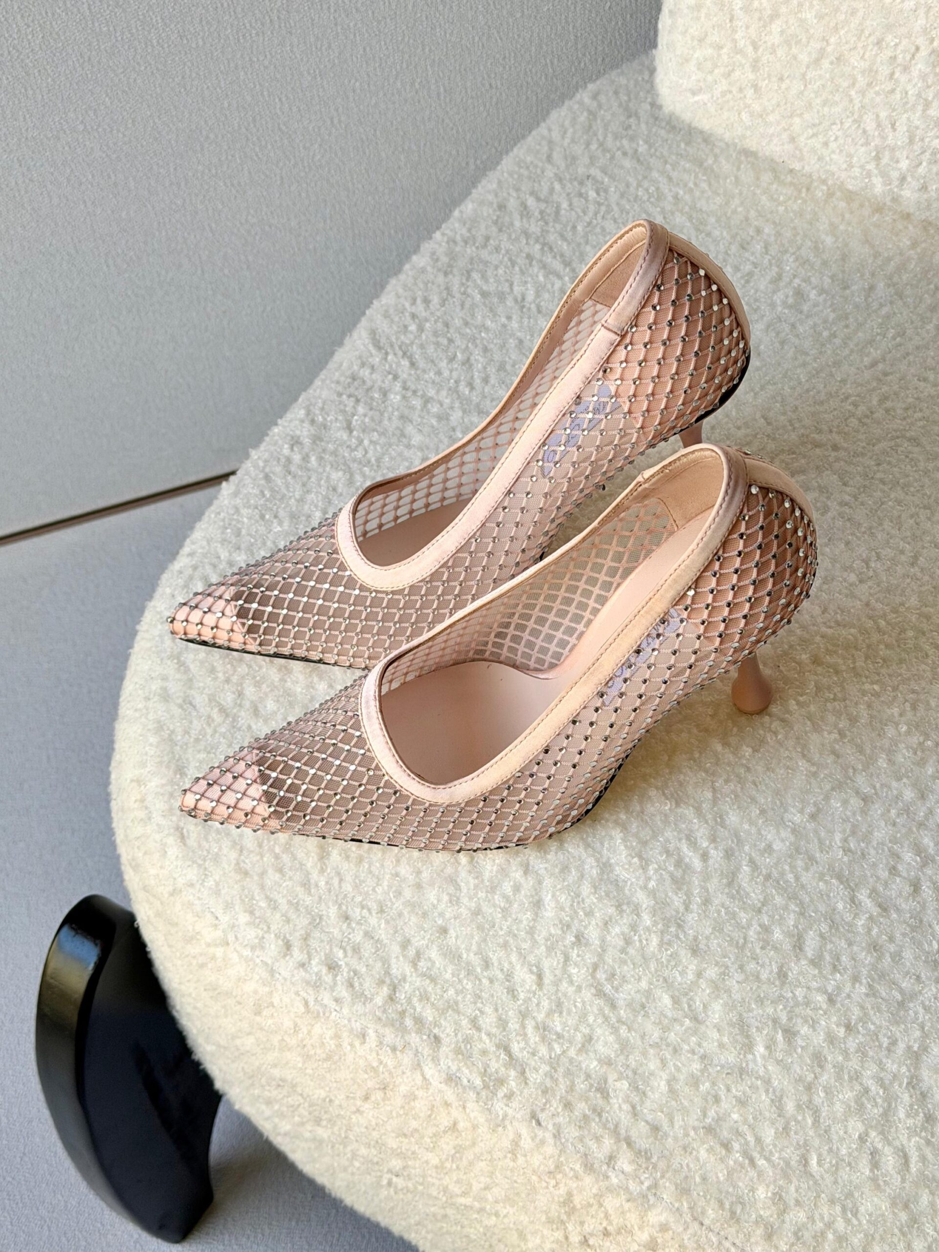 Jimmy Choo Lxia Satin Pumps - Image 4