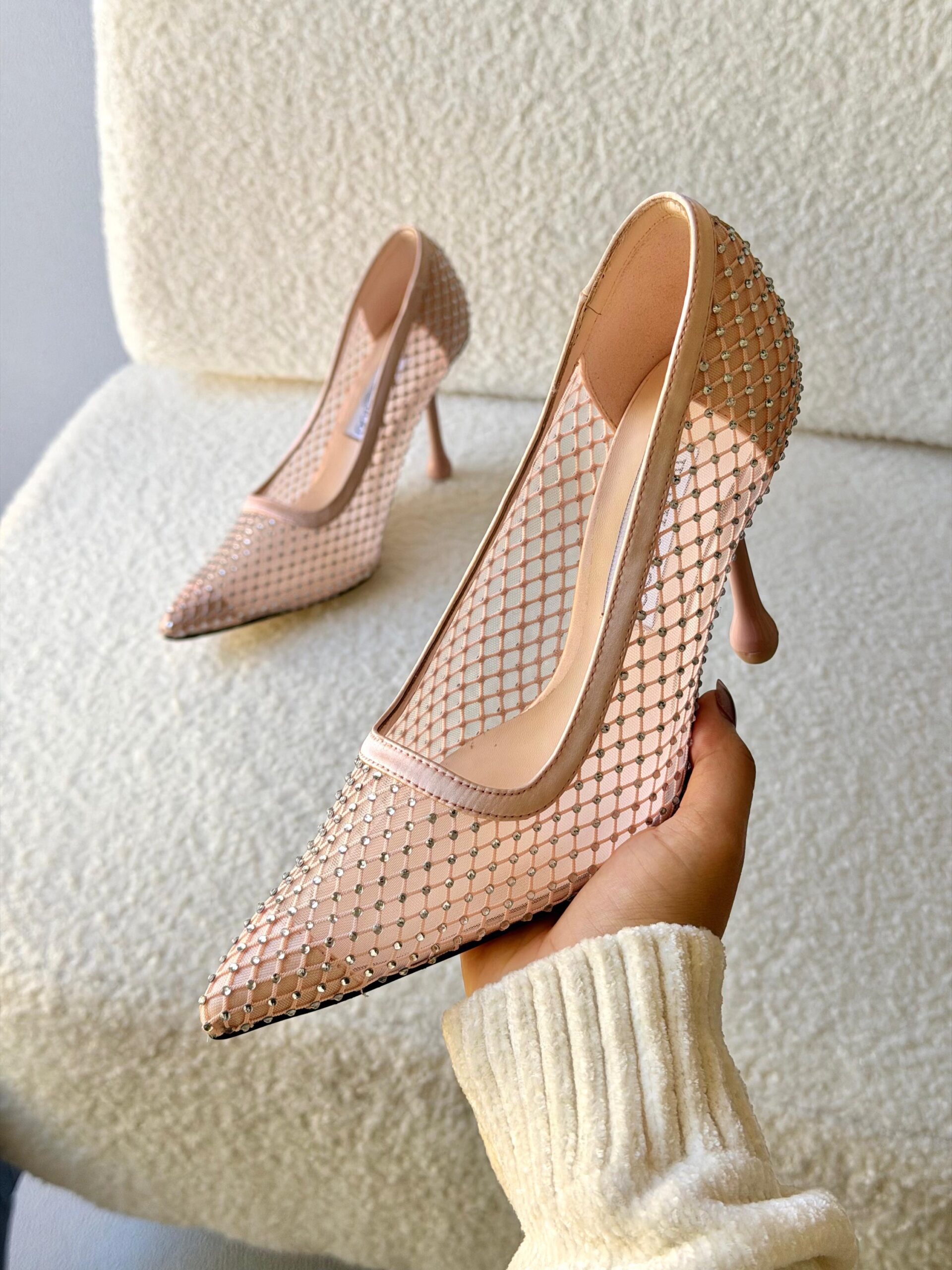 Jimmy Choo Lxia Satin Pumps - Image 3