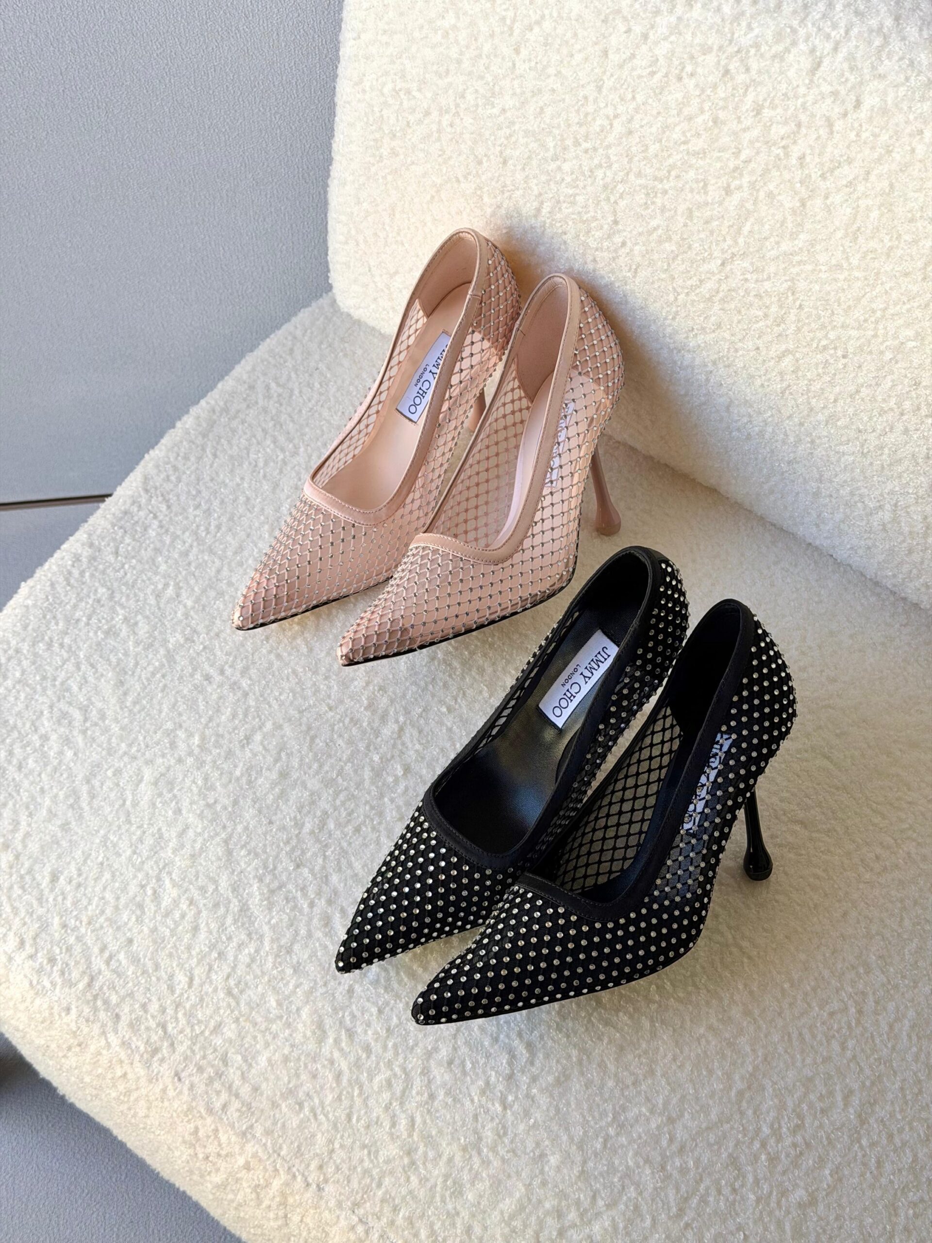 Jimmy Choo Lxia Satin Pumps - Image 5