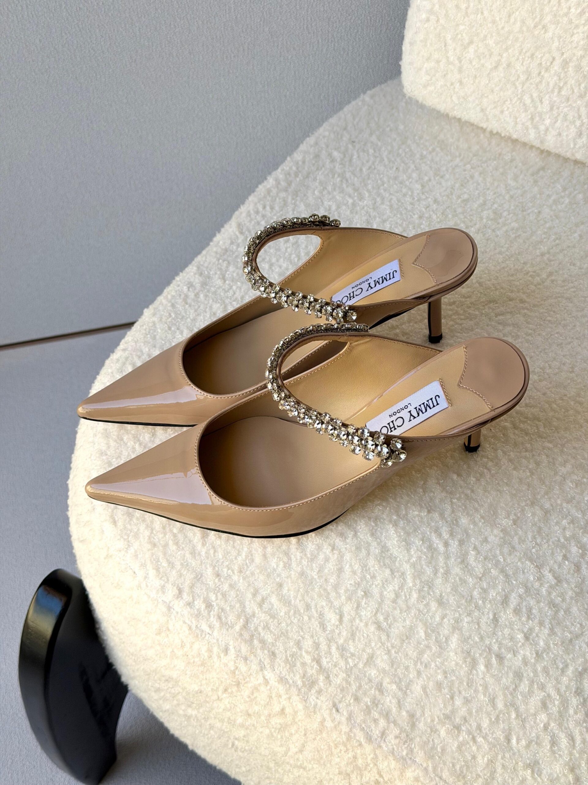 patent Leather Jimmy Choo Bing Mules - Image 3