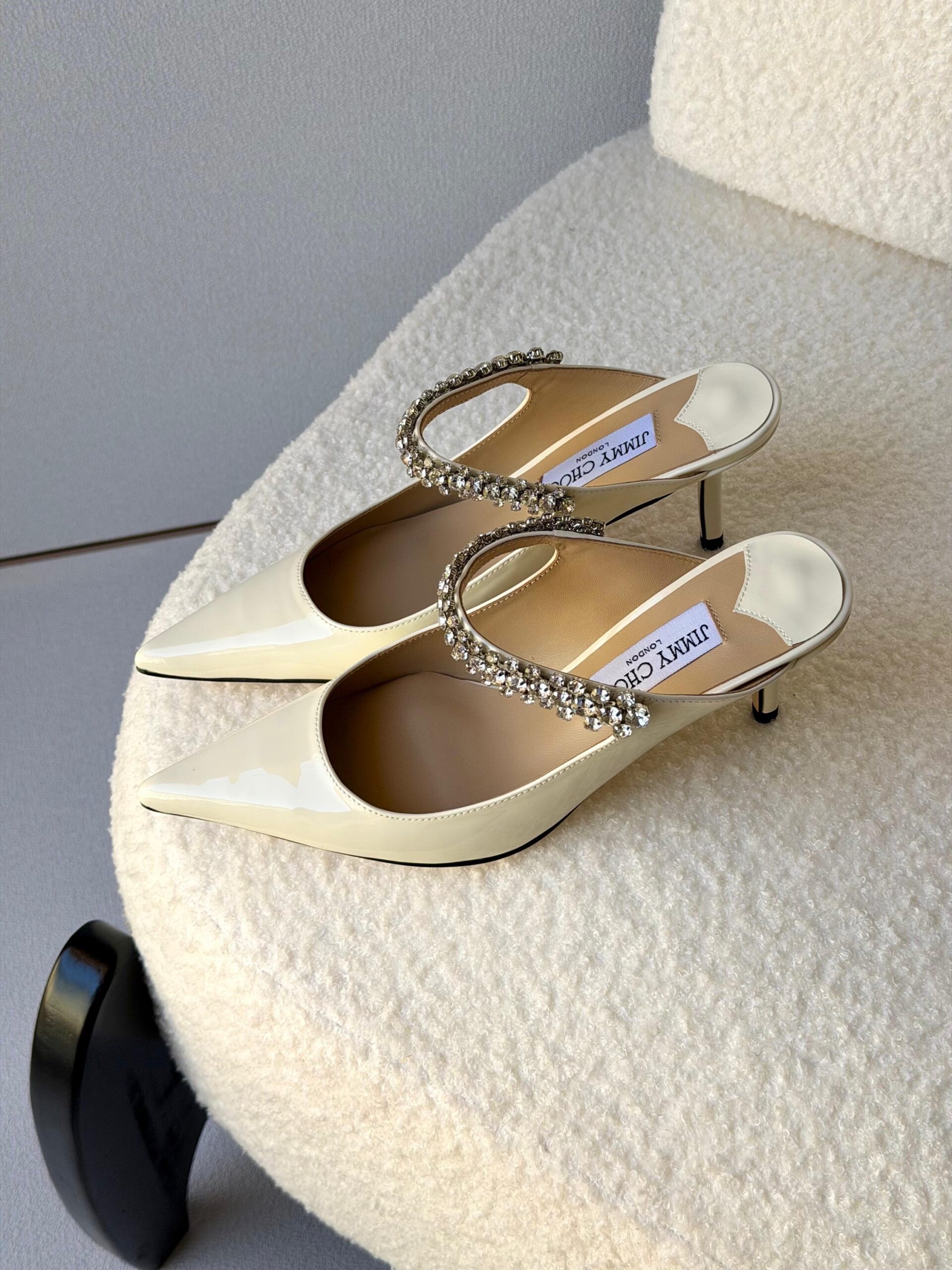 patent Leather Jimmy Choo Bing Mules - Image 5