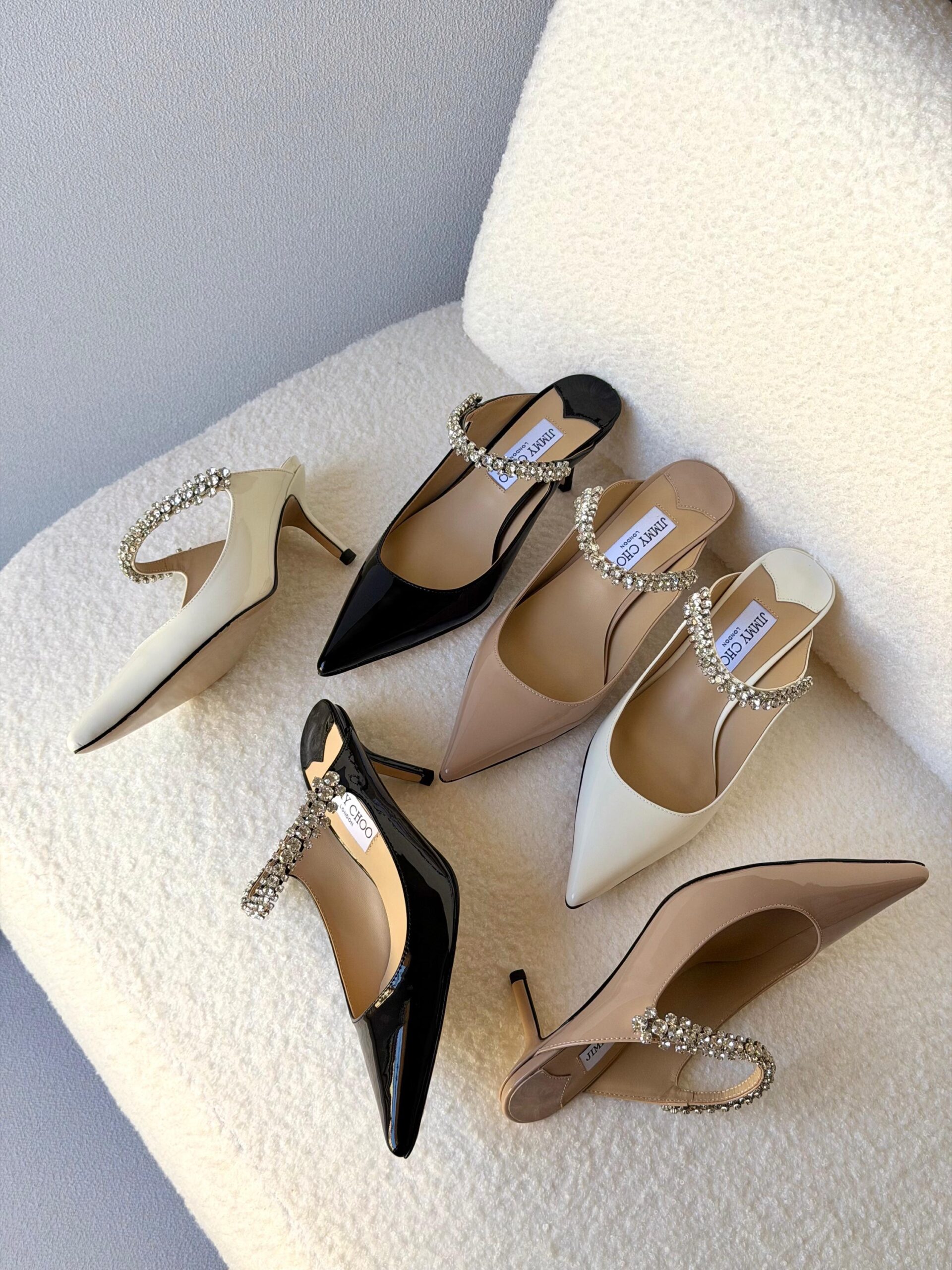 patent Leather Jimmy Choo Bing Mules - Image 7