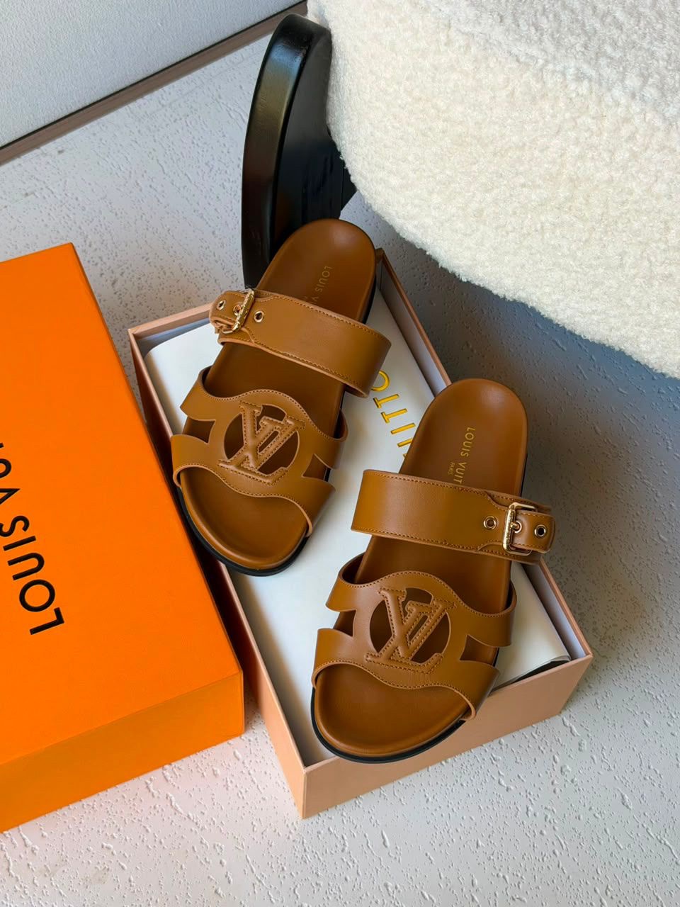 Louis Vuitton Lsola Comfort Mules - Image 8