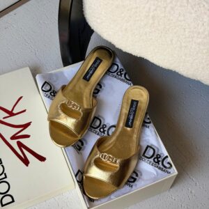 Dolce & Gabbana Leather Slides