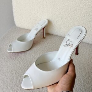 Christian Louboutin Me Dolly 100 Patent Leather Mules