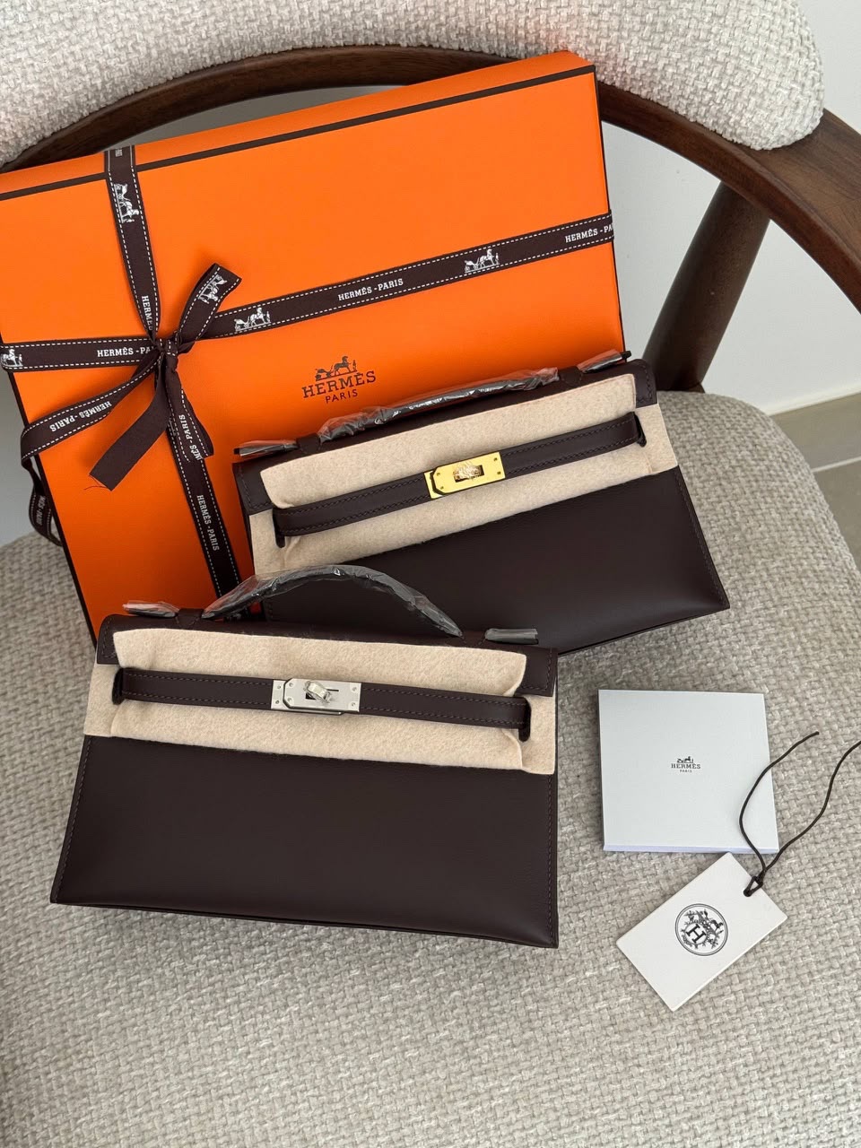 Hermes Kelly Pochette Handmade Quality - Image 16