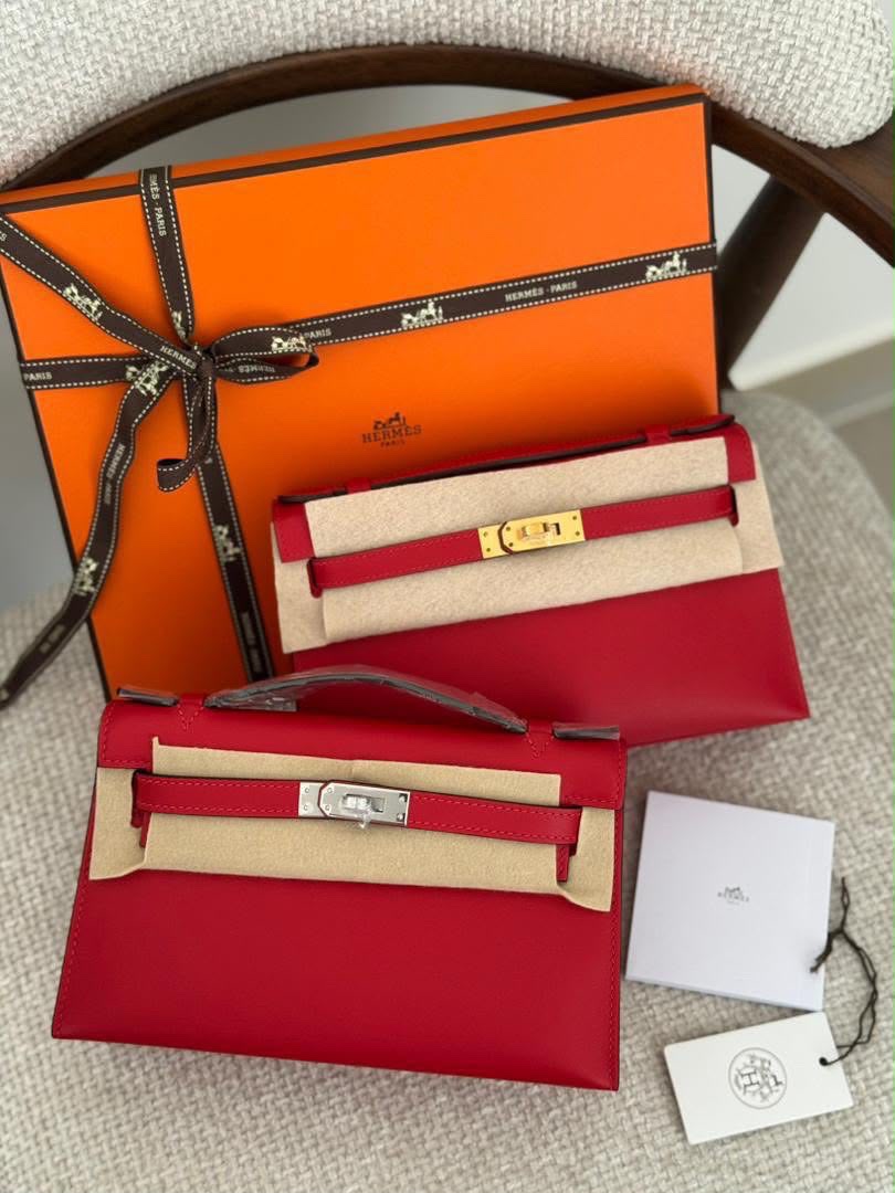 Hermes Kelly Pochette Handmade Quality - Image 15