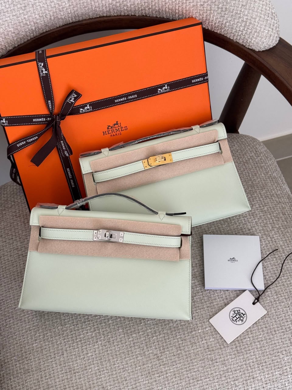Hermes Kelly Pochette Handmade Quality - Image 14