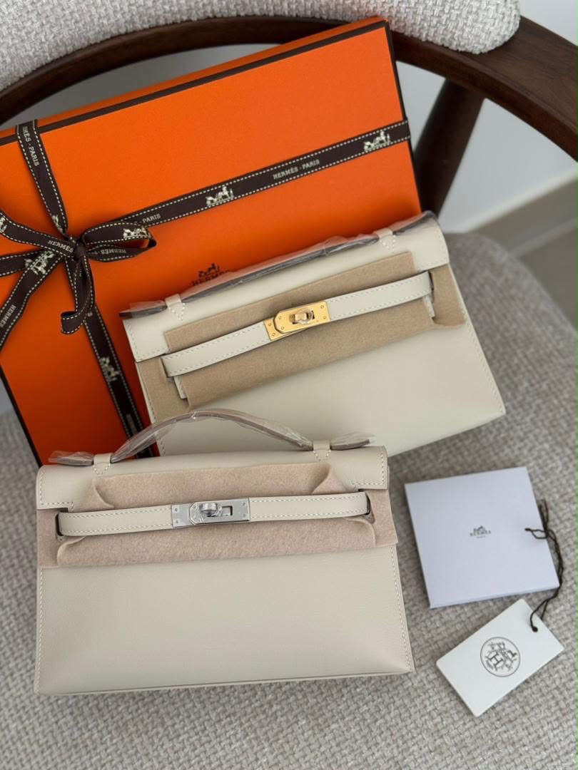 Hermes Kelly Pochette Handmade Quality - Image 13