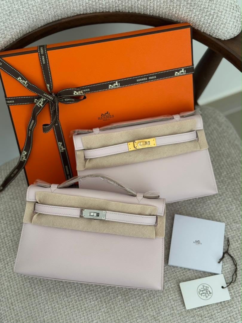 Hermes Kelly Pochette Handmade Quality - Image 12
