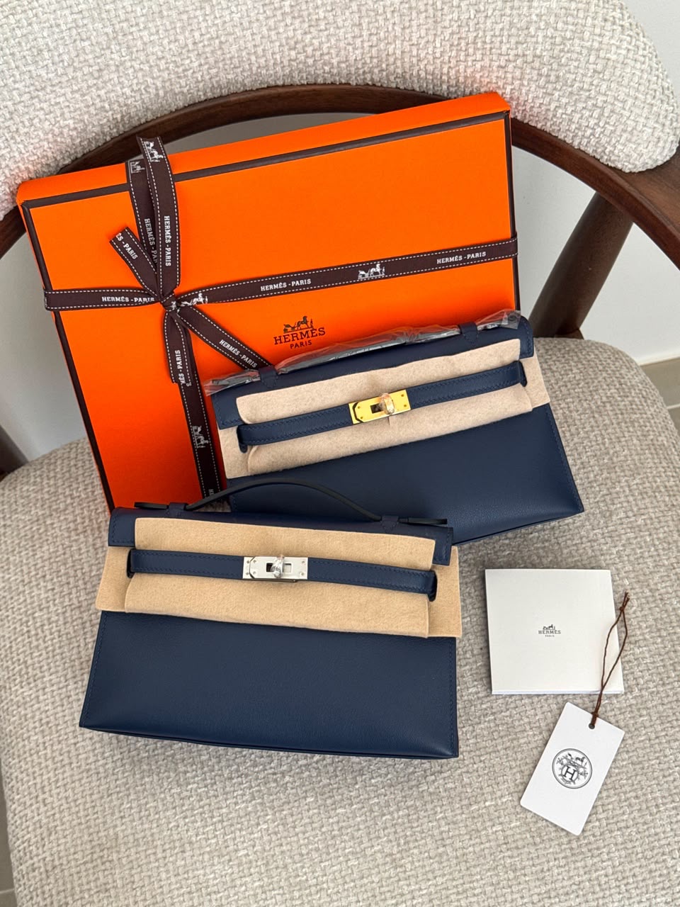 Hermes Kelly Pochette Handmade Quality - Image 9